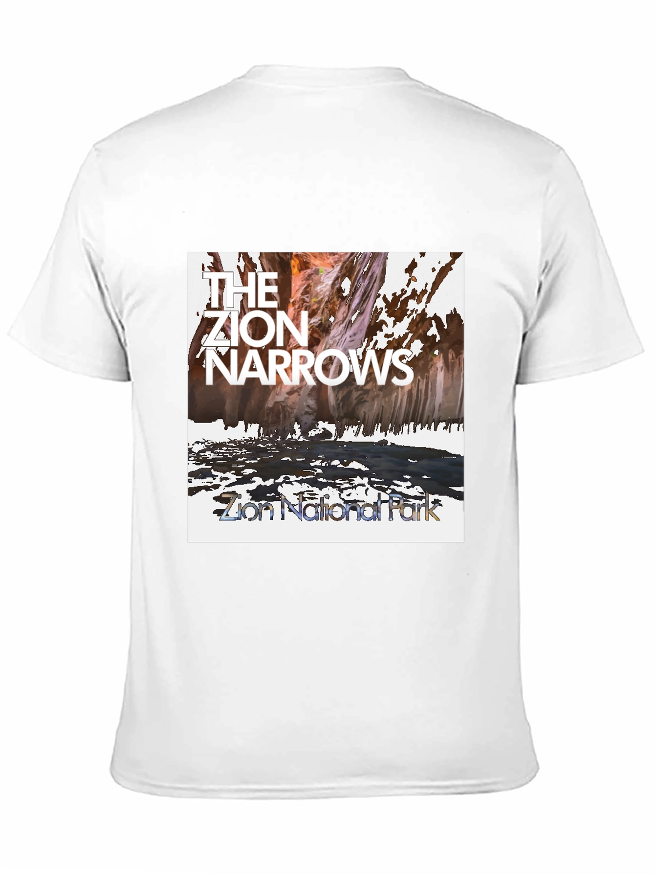 Zion Narrows National Park Graphic T-Shirt