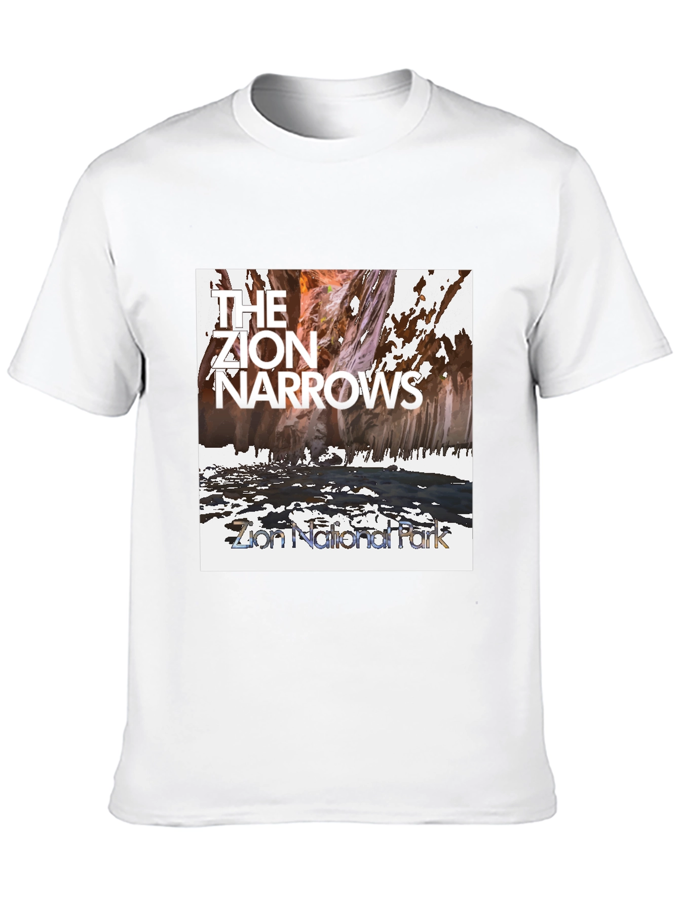 Zion Narrows National Park Graphic T-Shirt