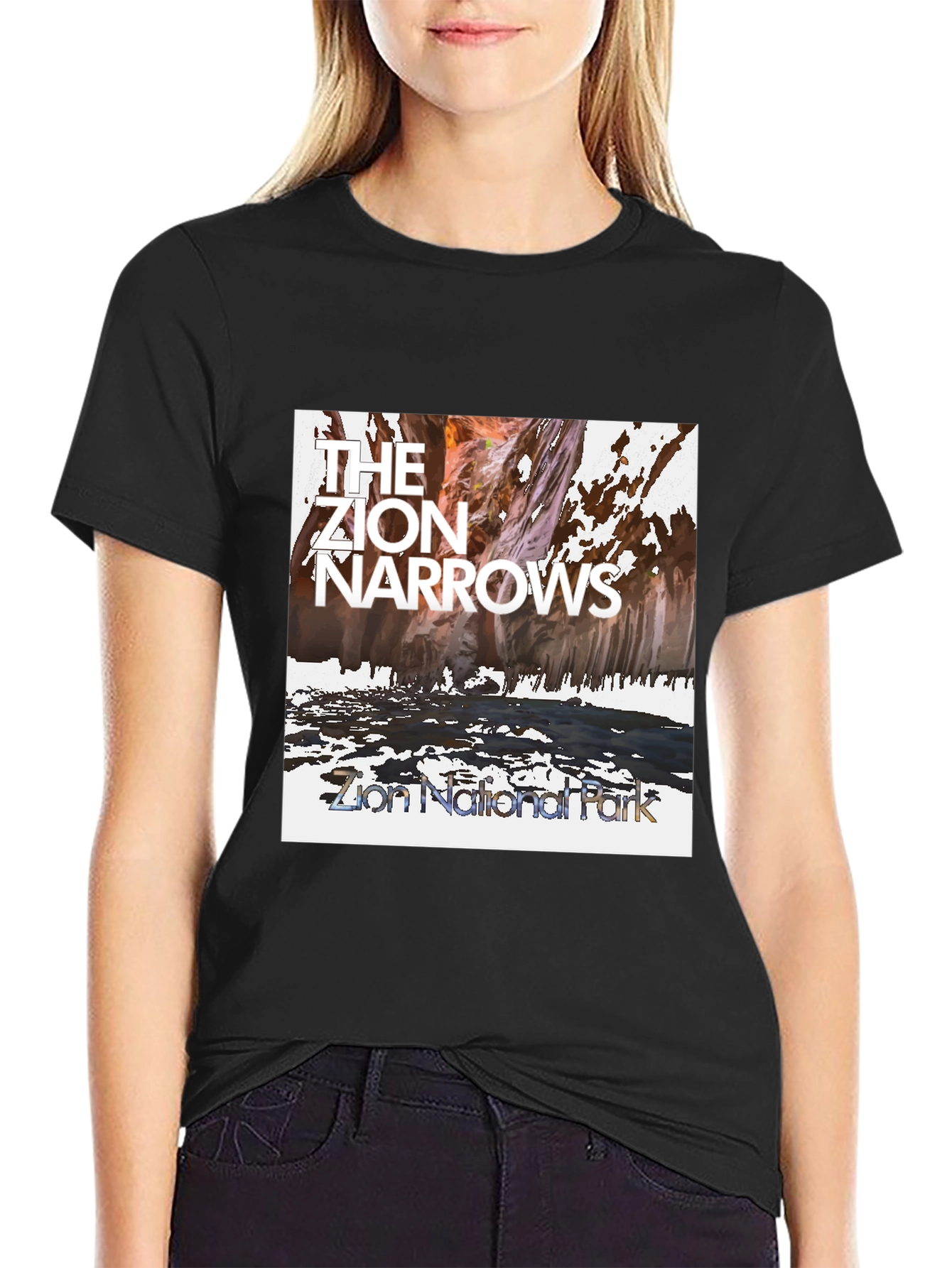 Zion Narrows National Park Graphic T-Shirt