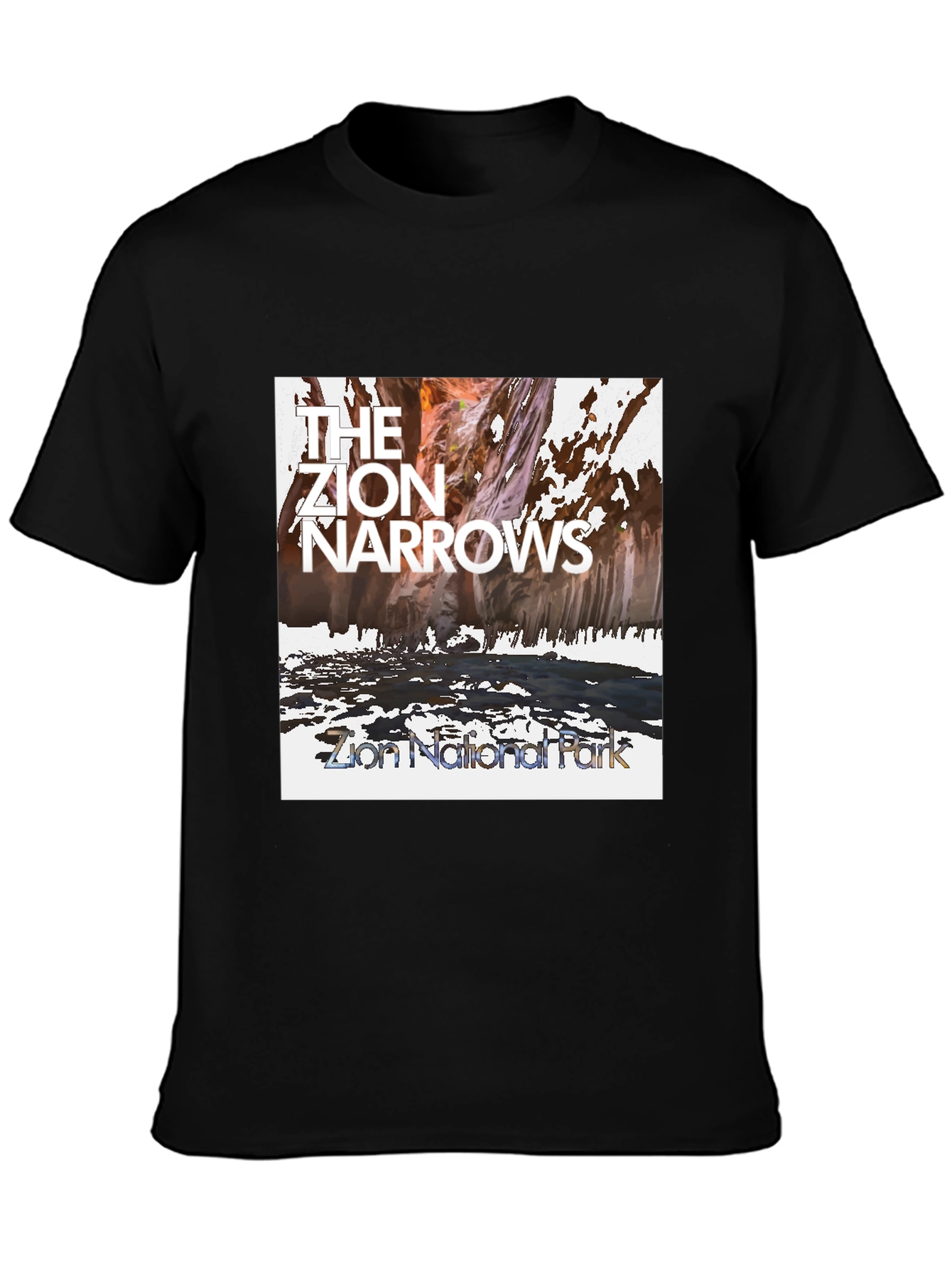 Zion Narrows National Park Graphic T-Shirt