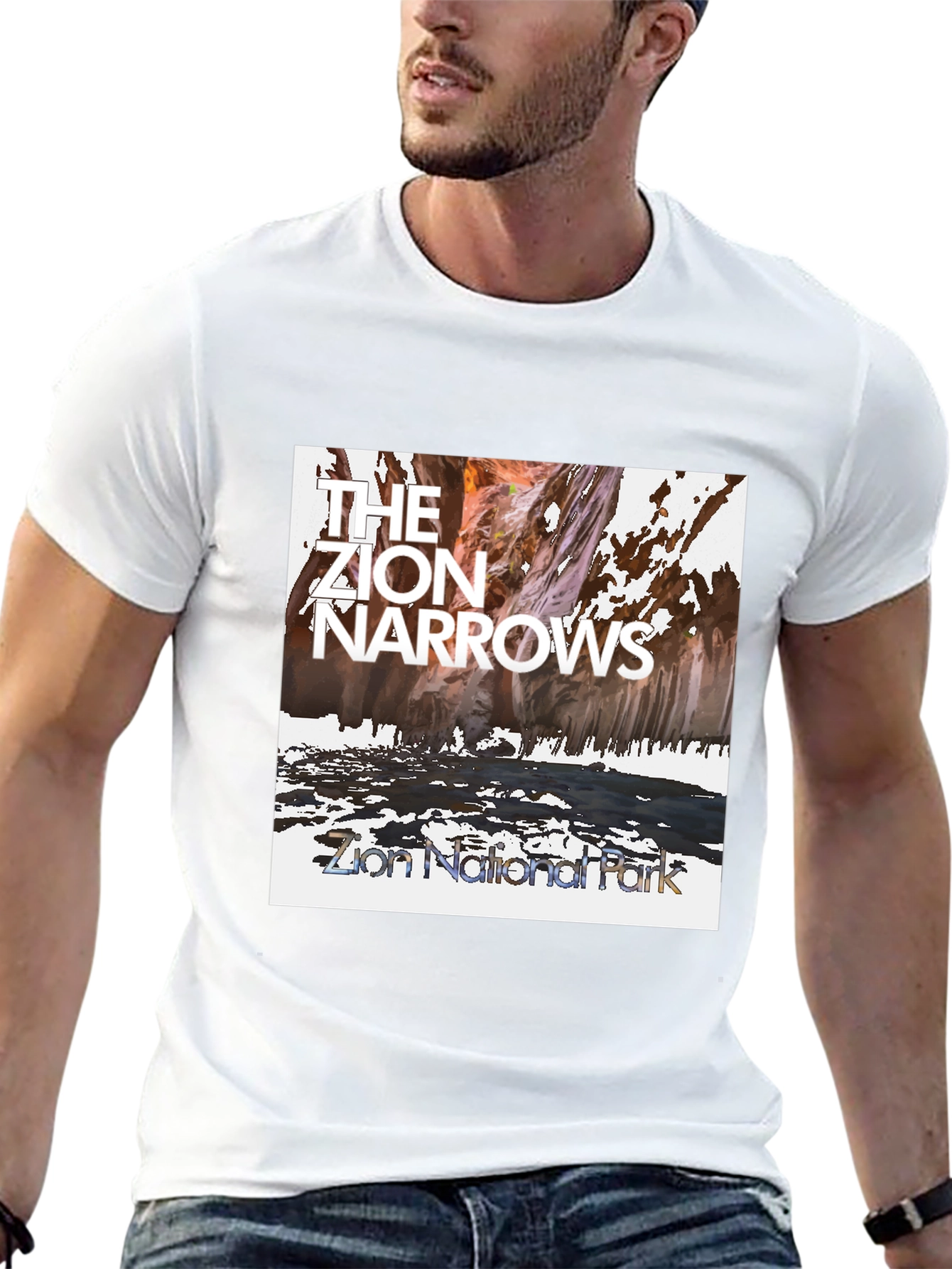 Zion Narrows National Park Graphic T-Shirt
