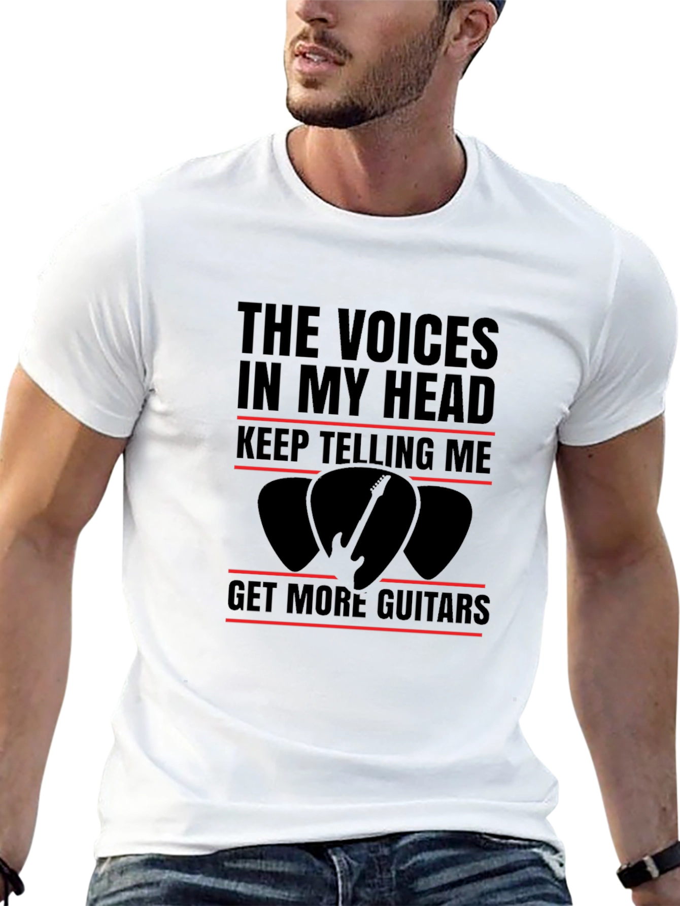 The Voices in My Head Guitar T-Shirt