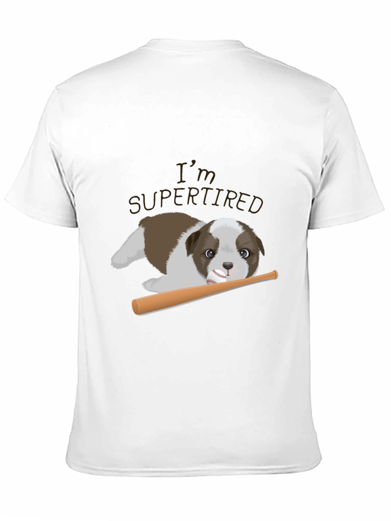 Super Tired Puppy Graphic Tee