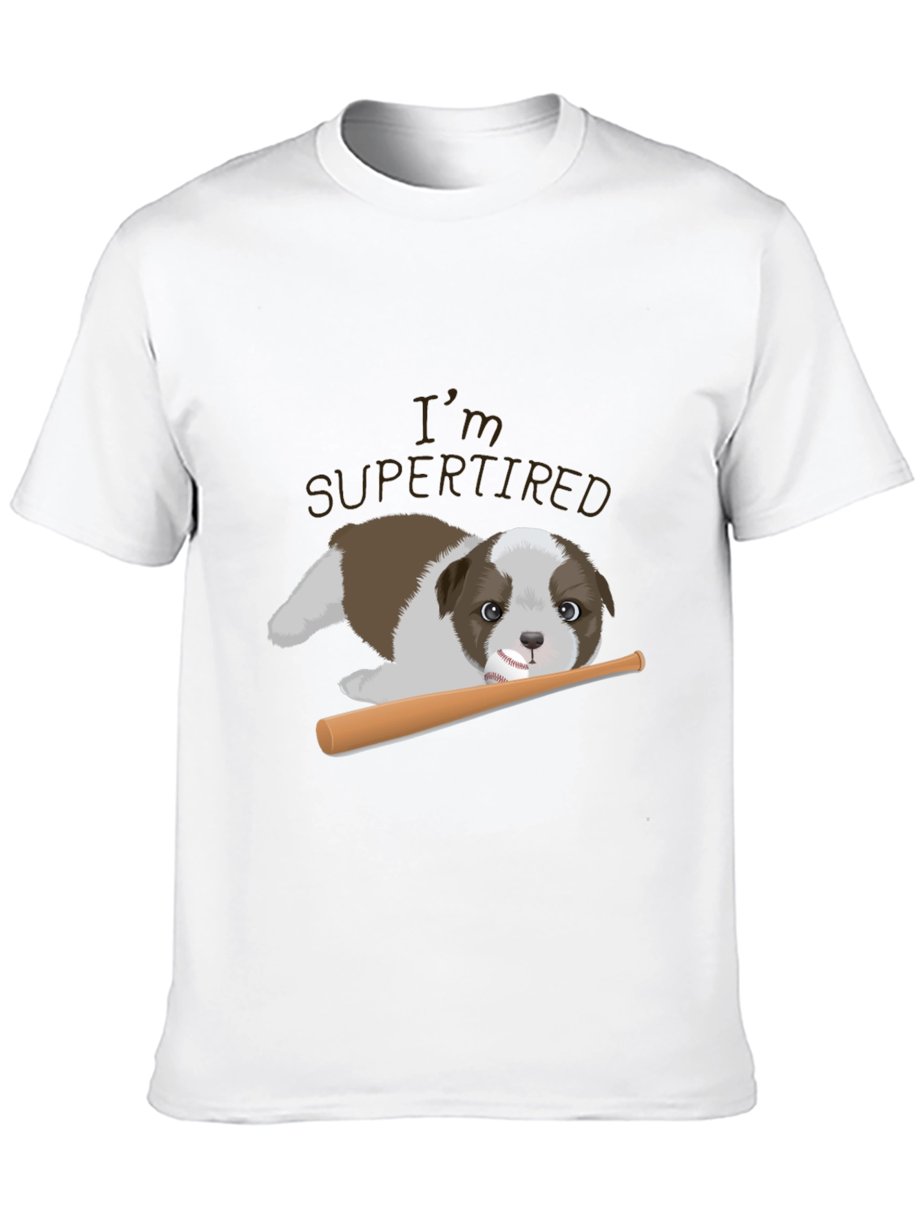 Super Tired Puppy Graphic Tee