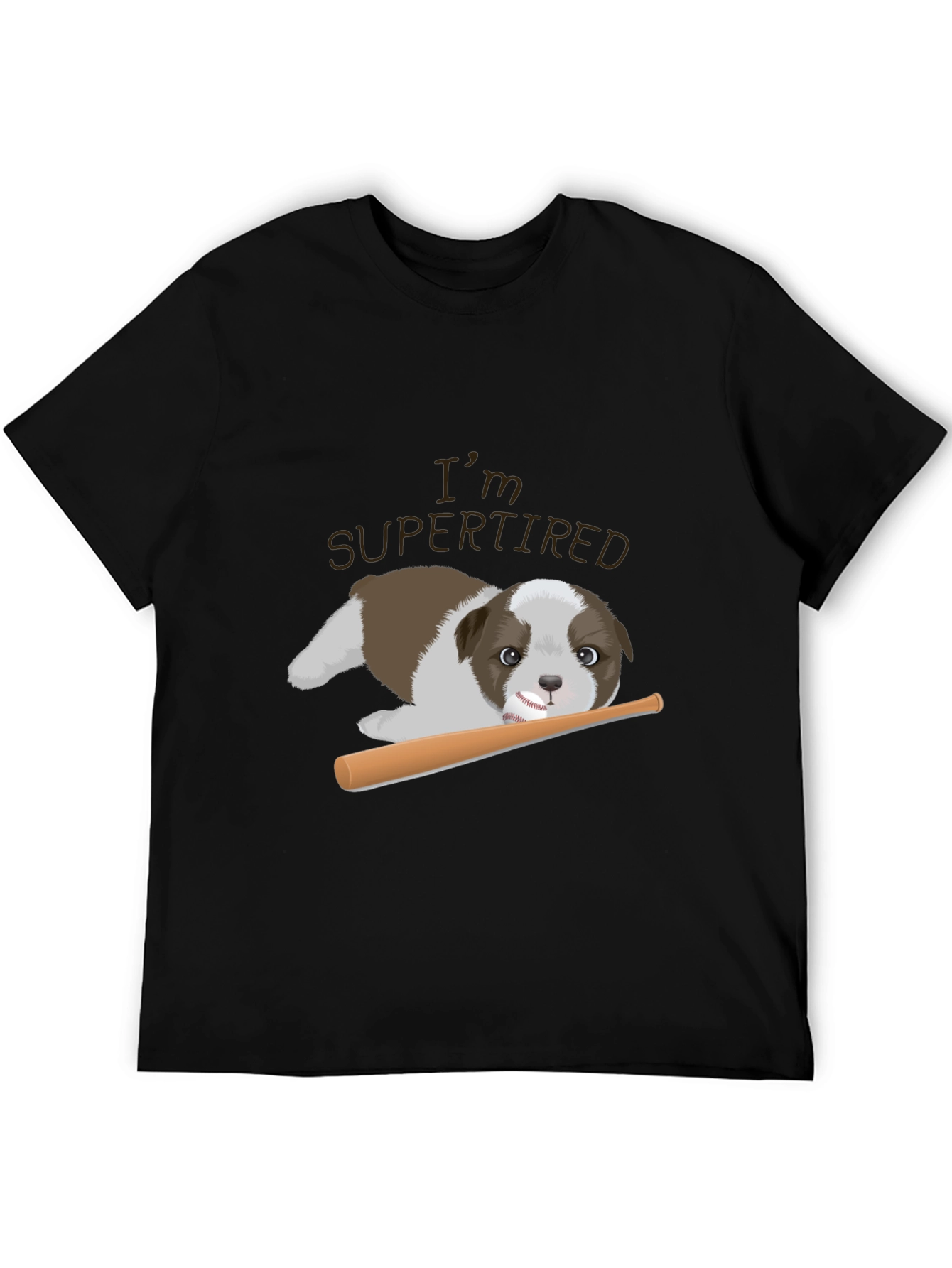 Super Tired Puppy Graphic Tee