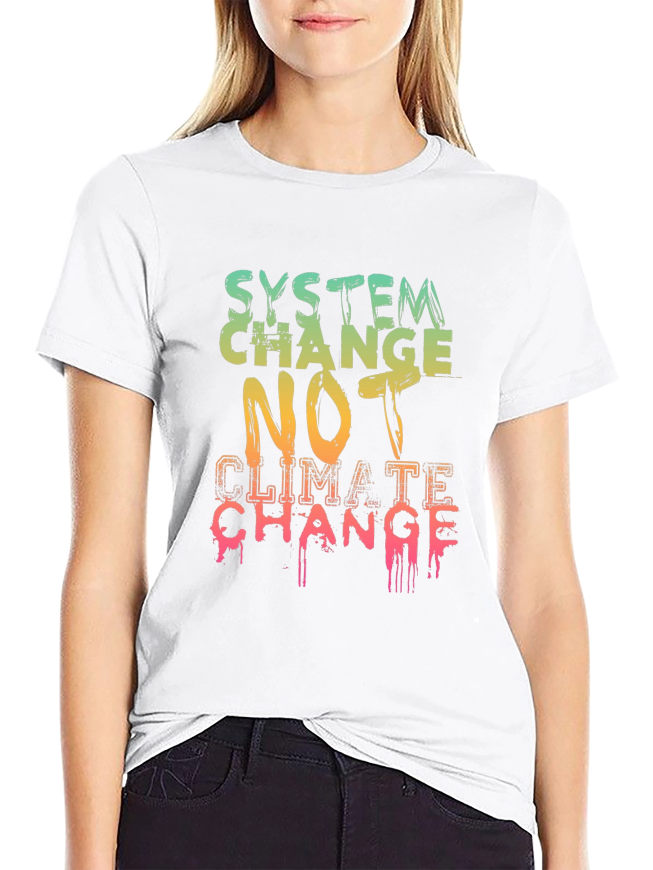 System Change T-Shirt - Climate Activism Apparel