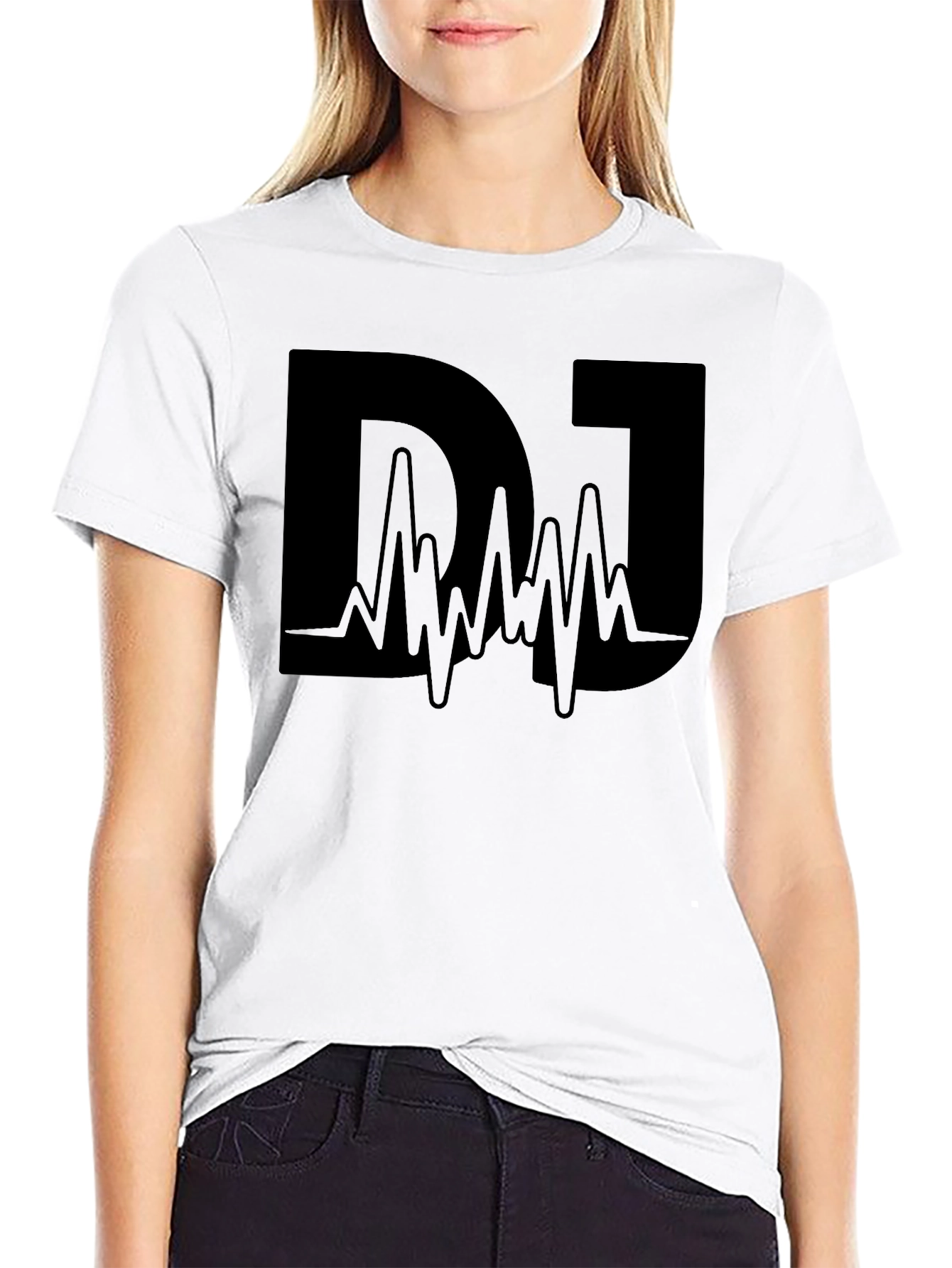 DJ Graphic T-Shirt - Sound Wave Design
