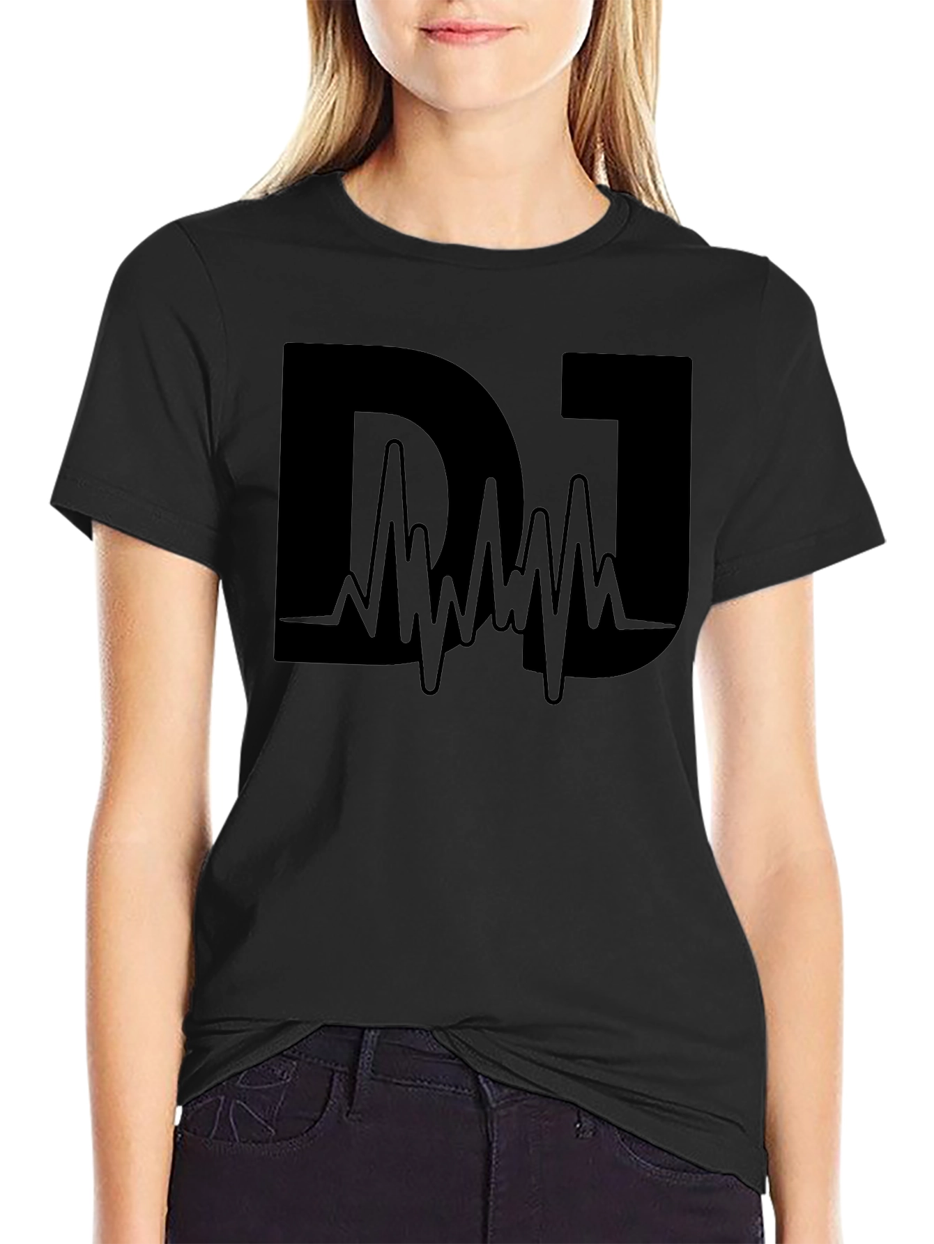 DJ Graphic T-Shirt - Sound Wave Design