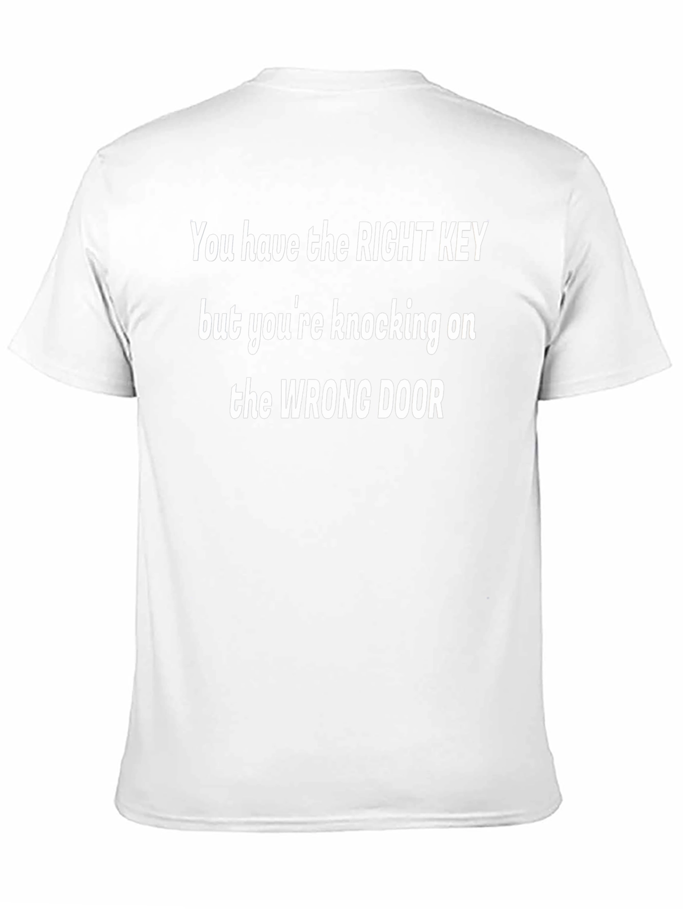 Right Key Wrong Door Graphic T-Shirt