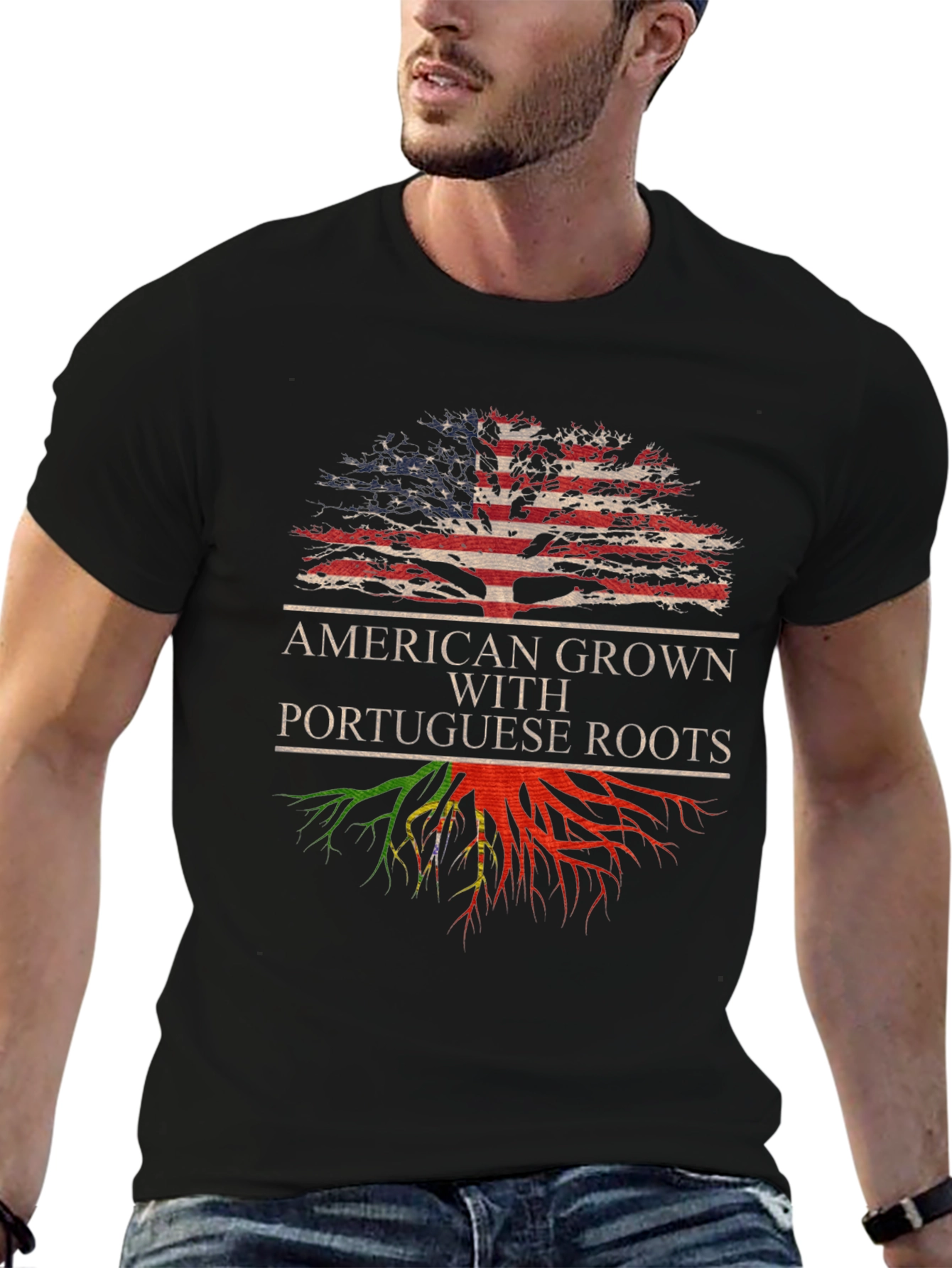 American Grown Portuguese Roots T-Shirt