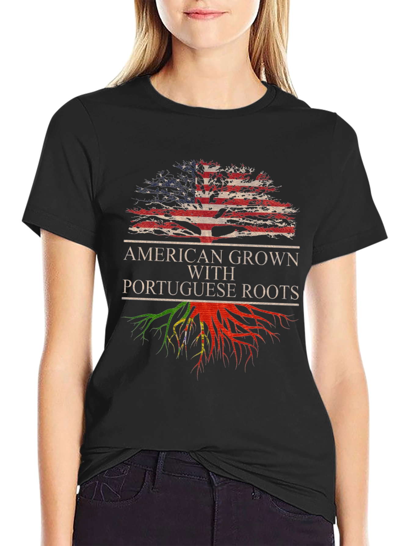 American Grown Portuguese Roots T-Shirt