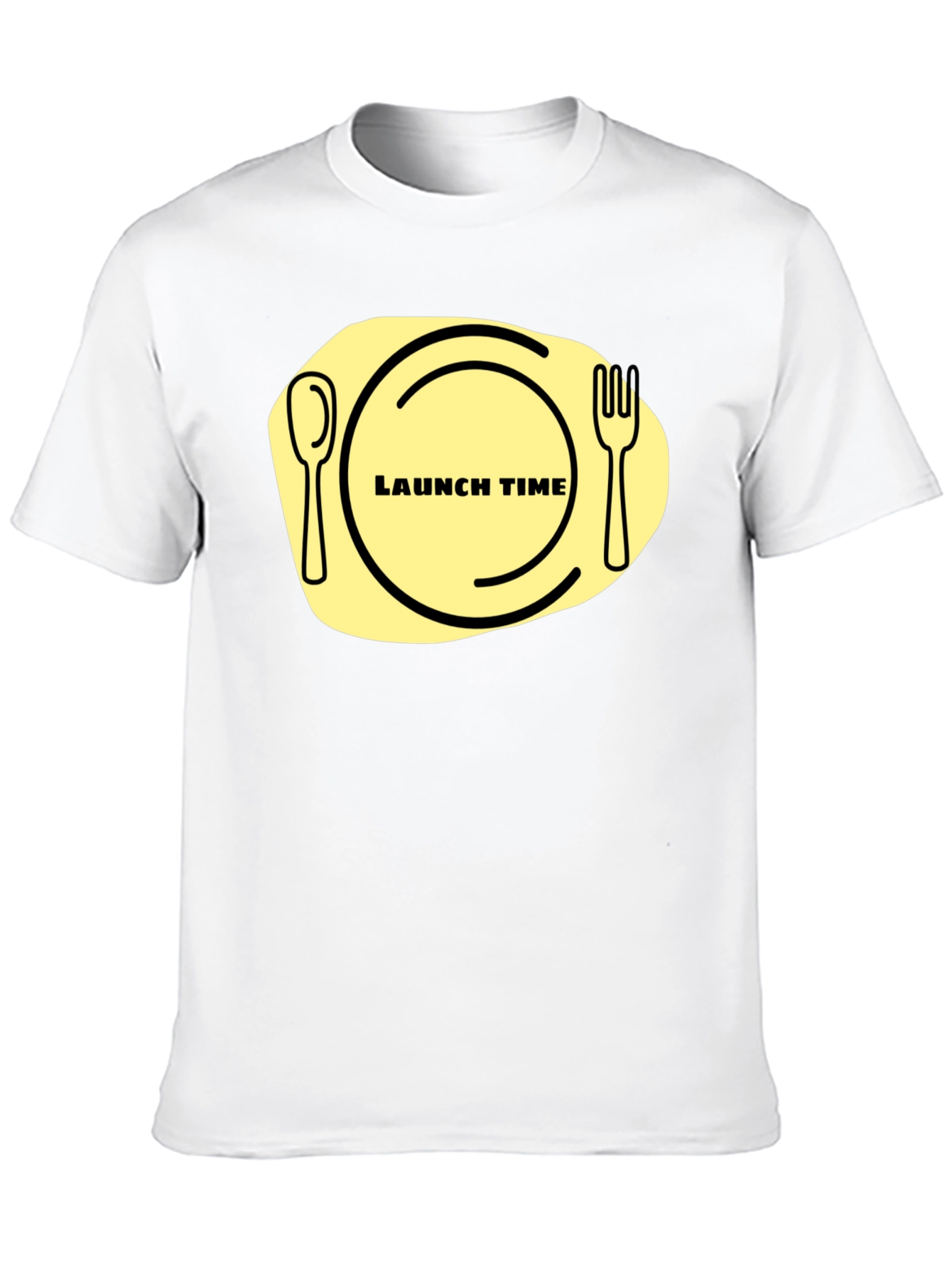 Launch Time T-Shirt: Funny Foodie Graphic Tee