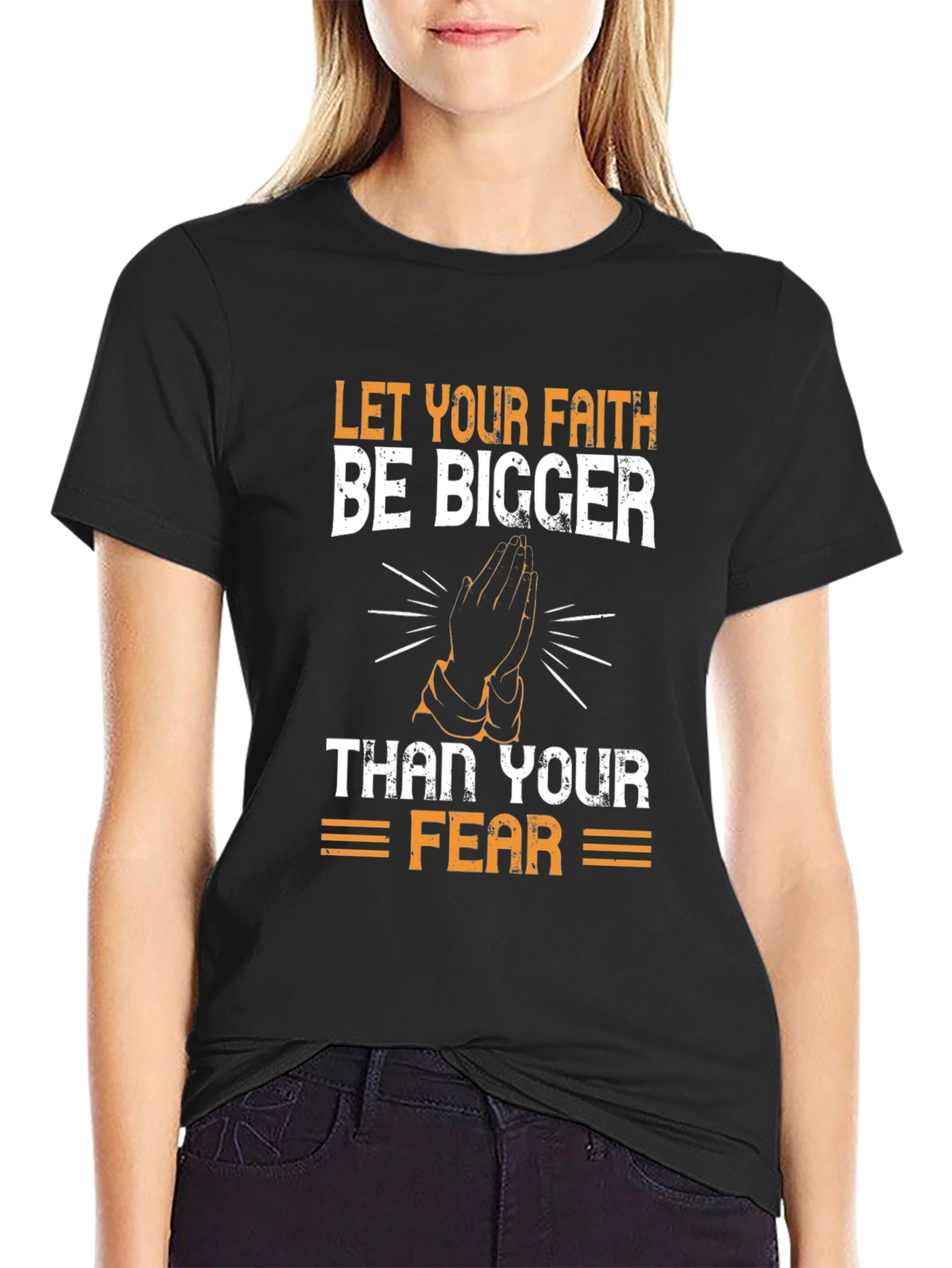 Faith Over Fear Graphic Tee - Unisex Black T-Shirt