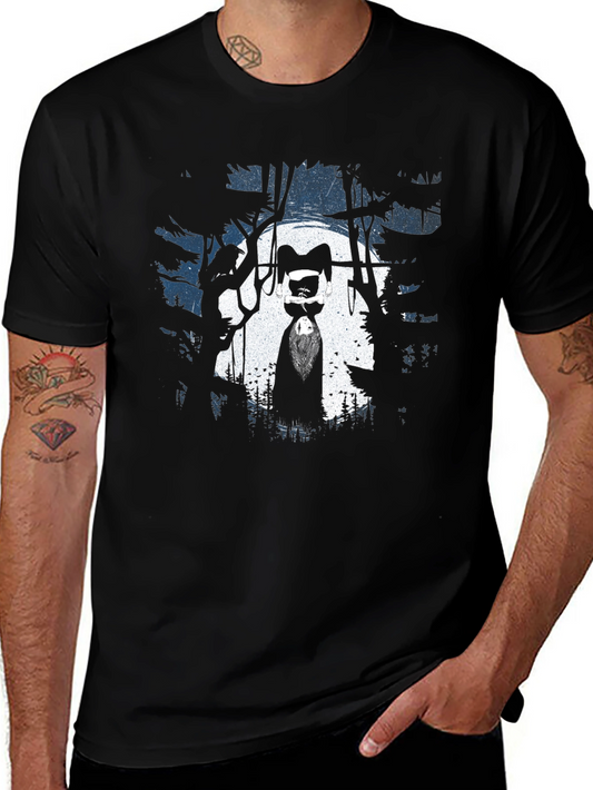 Grim Forest Graphic Tee - Dark Humor Shirt