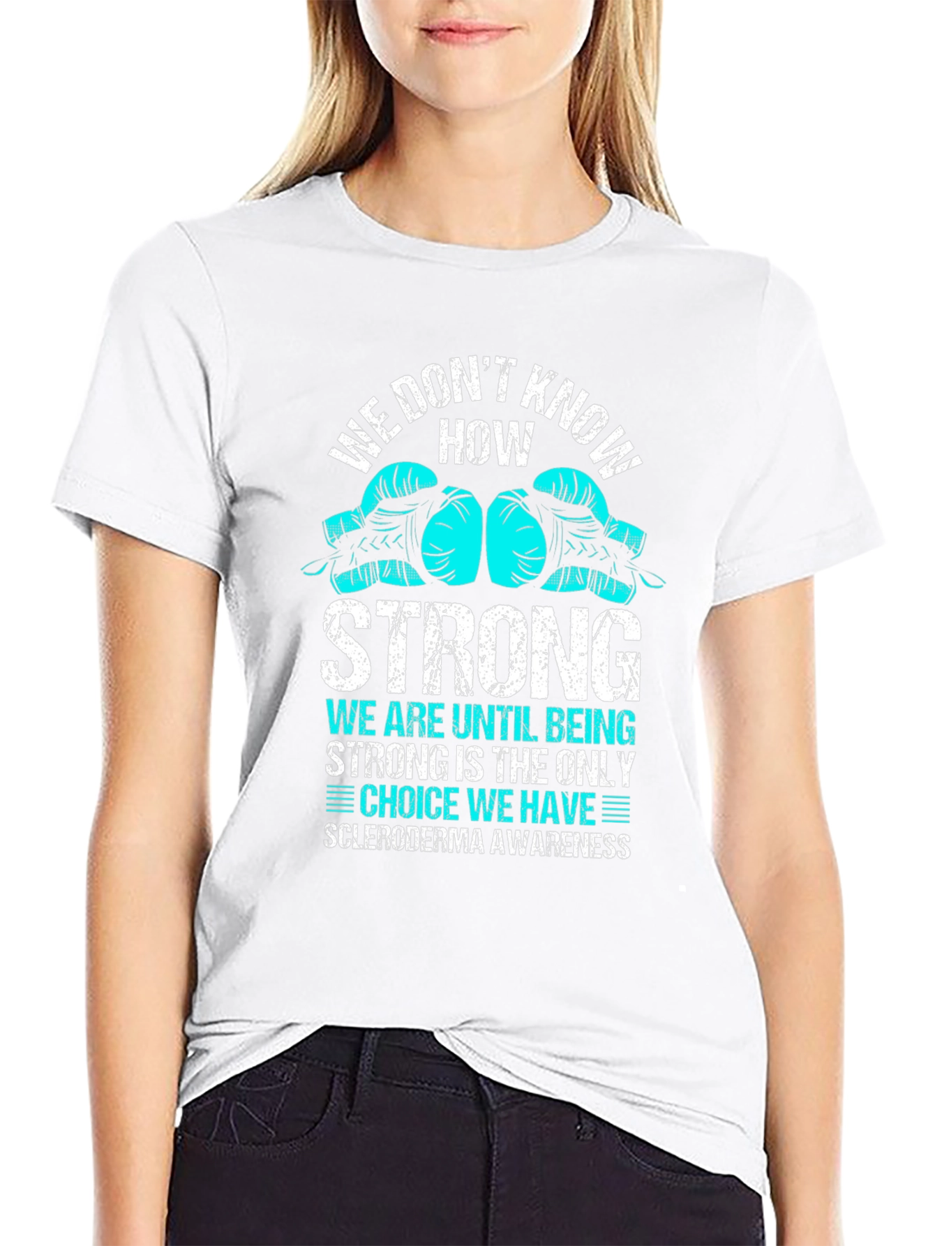 Scleroderma Awareness Boxing Glove T-Shirt