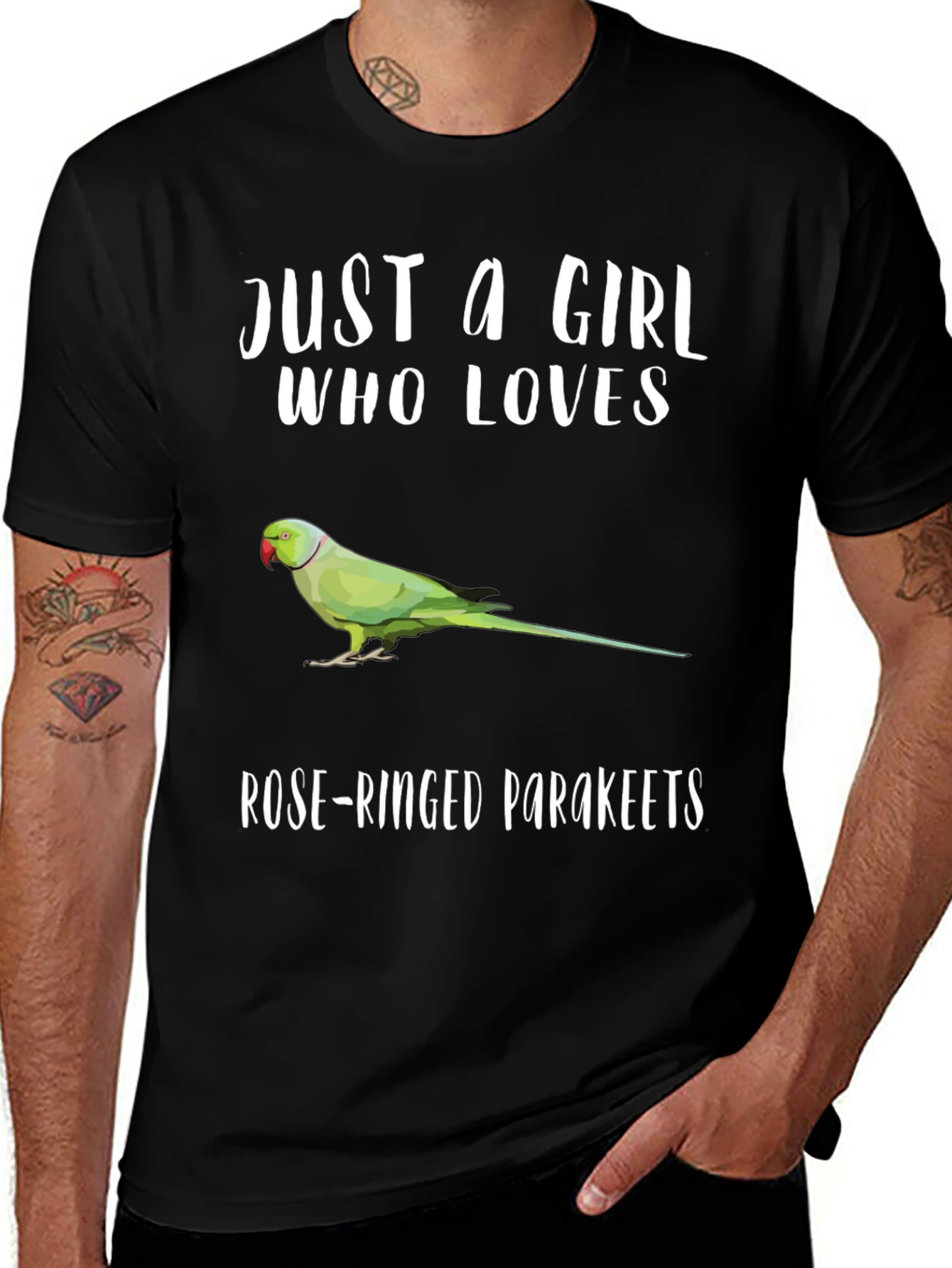Rose-Ringed Parakeets Graphic T-Shirt