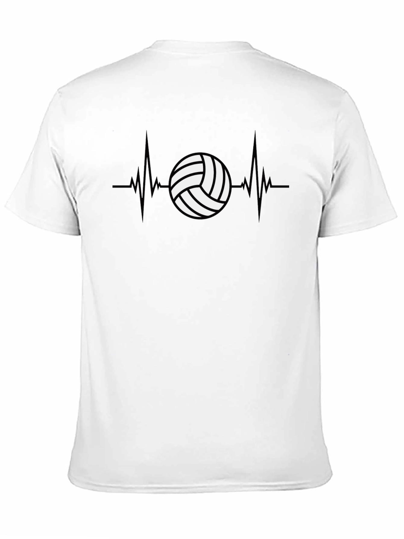 Volleyball Heartbeat Graphic Tee