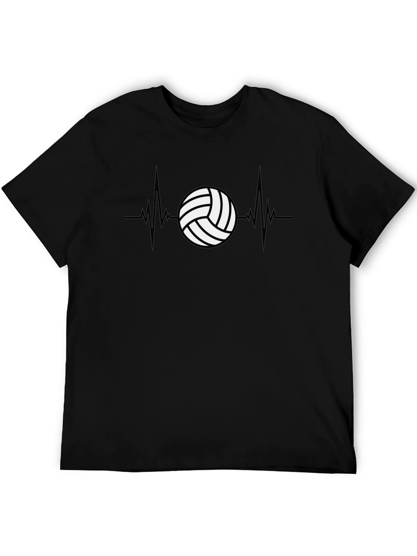Volleyball Heartbeat Graphic Tee