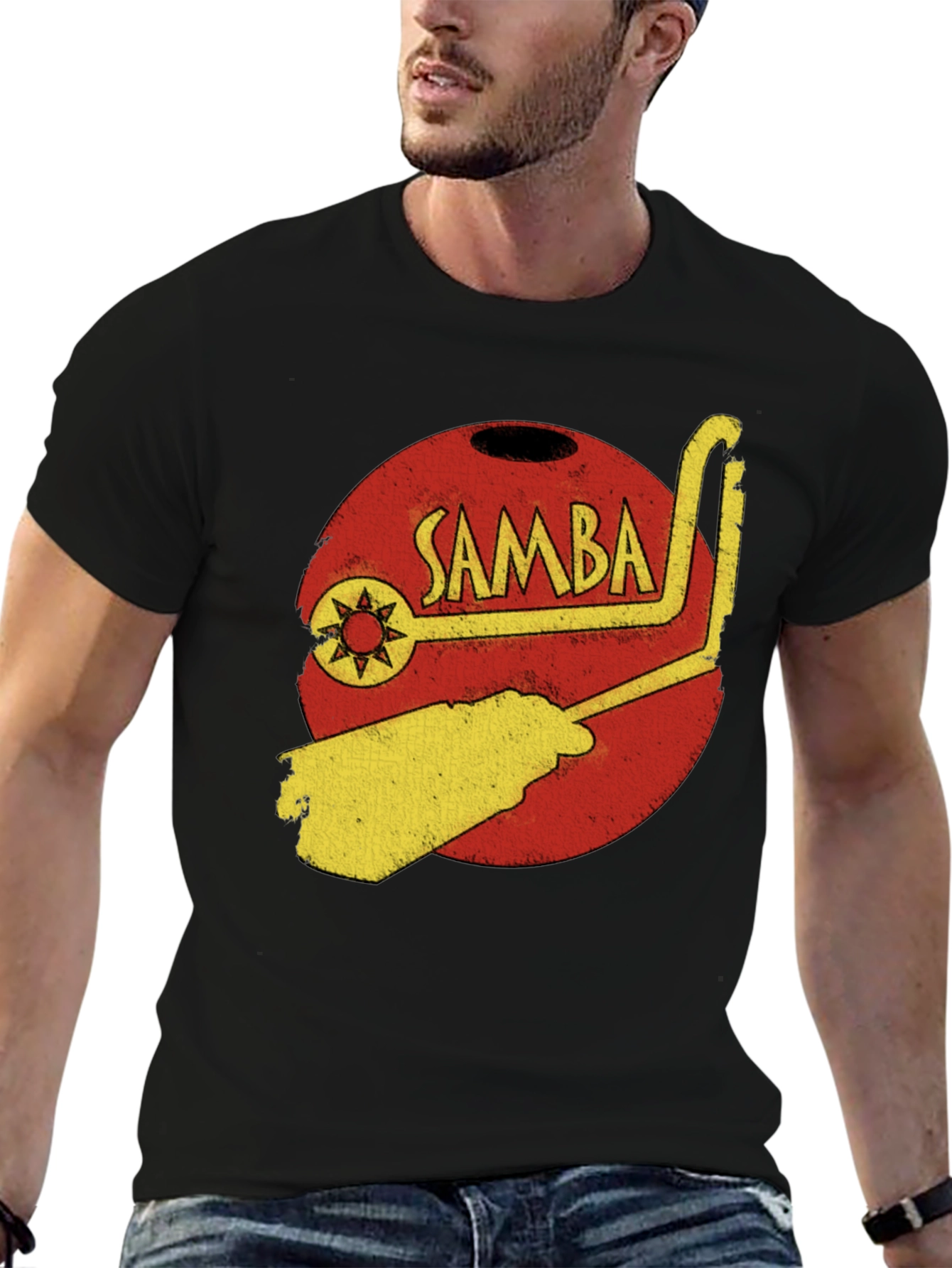Samba Music T-Shirt Retro Graphic Tee