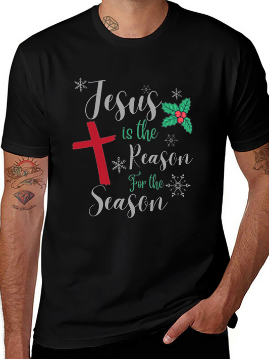 Jesus is the Reason for the Season Black Tee