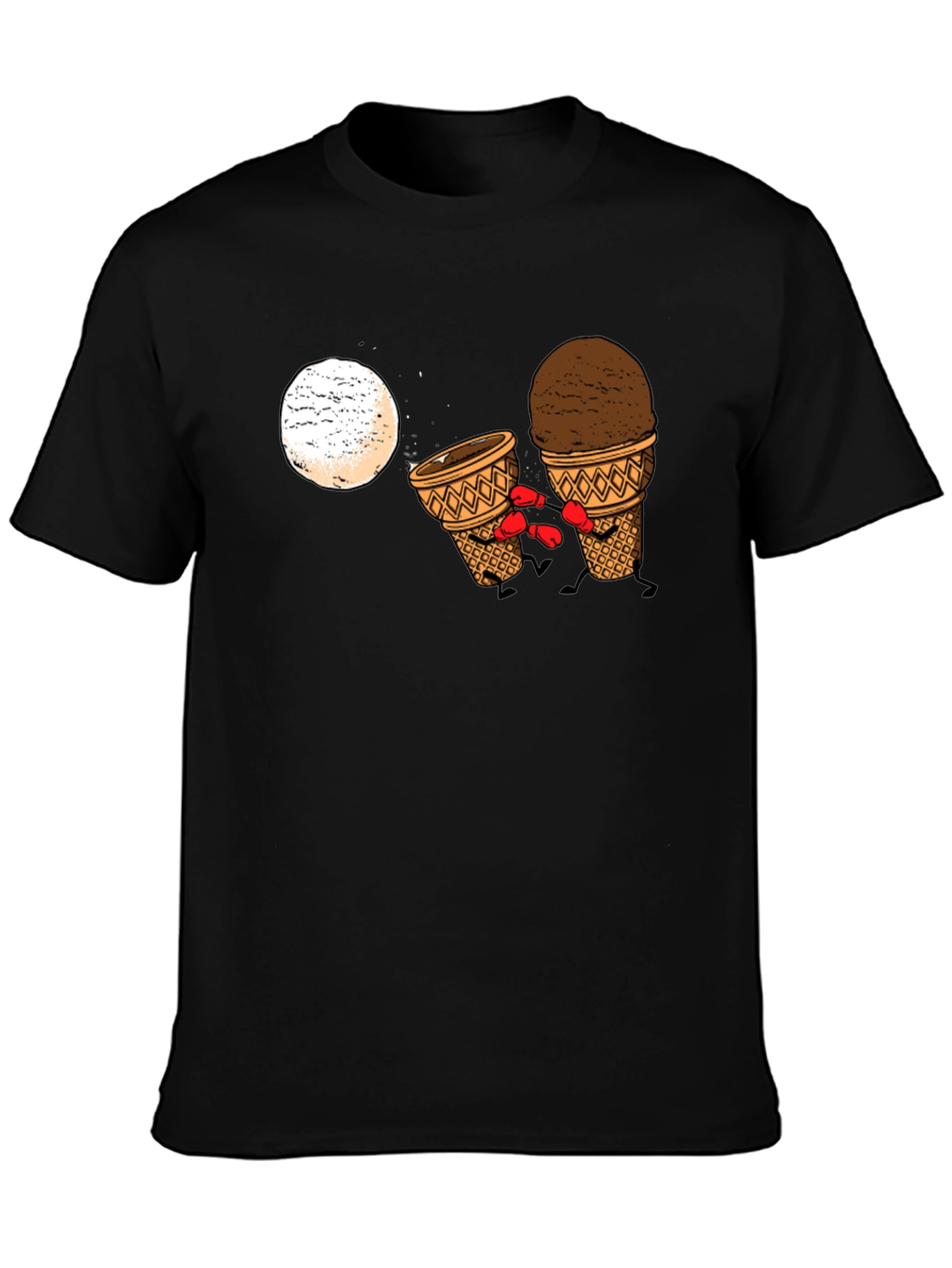 Boxing Ice Cream Cone Graphic Tee