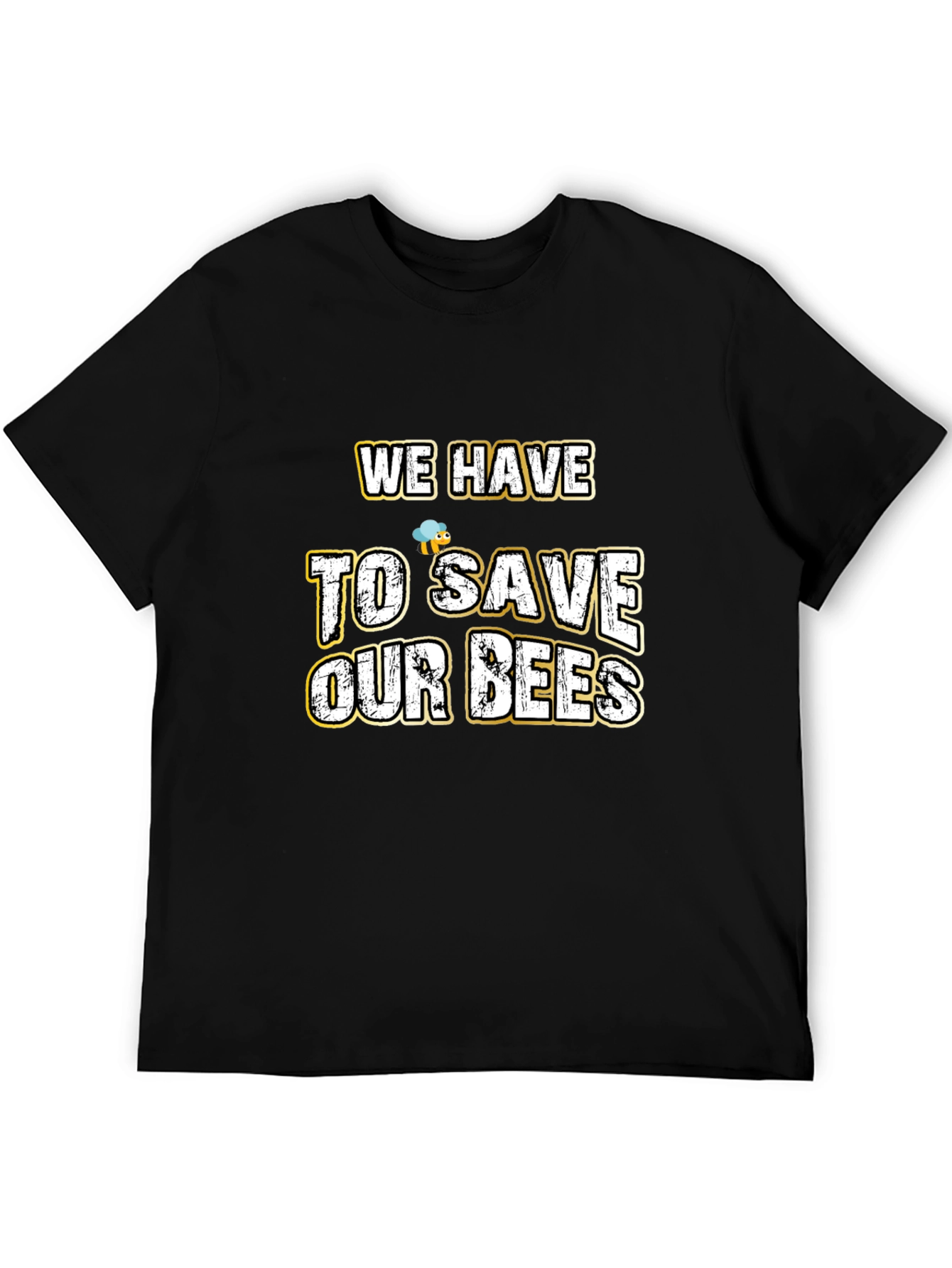 Save Our Bees Graphic Tee - Black