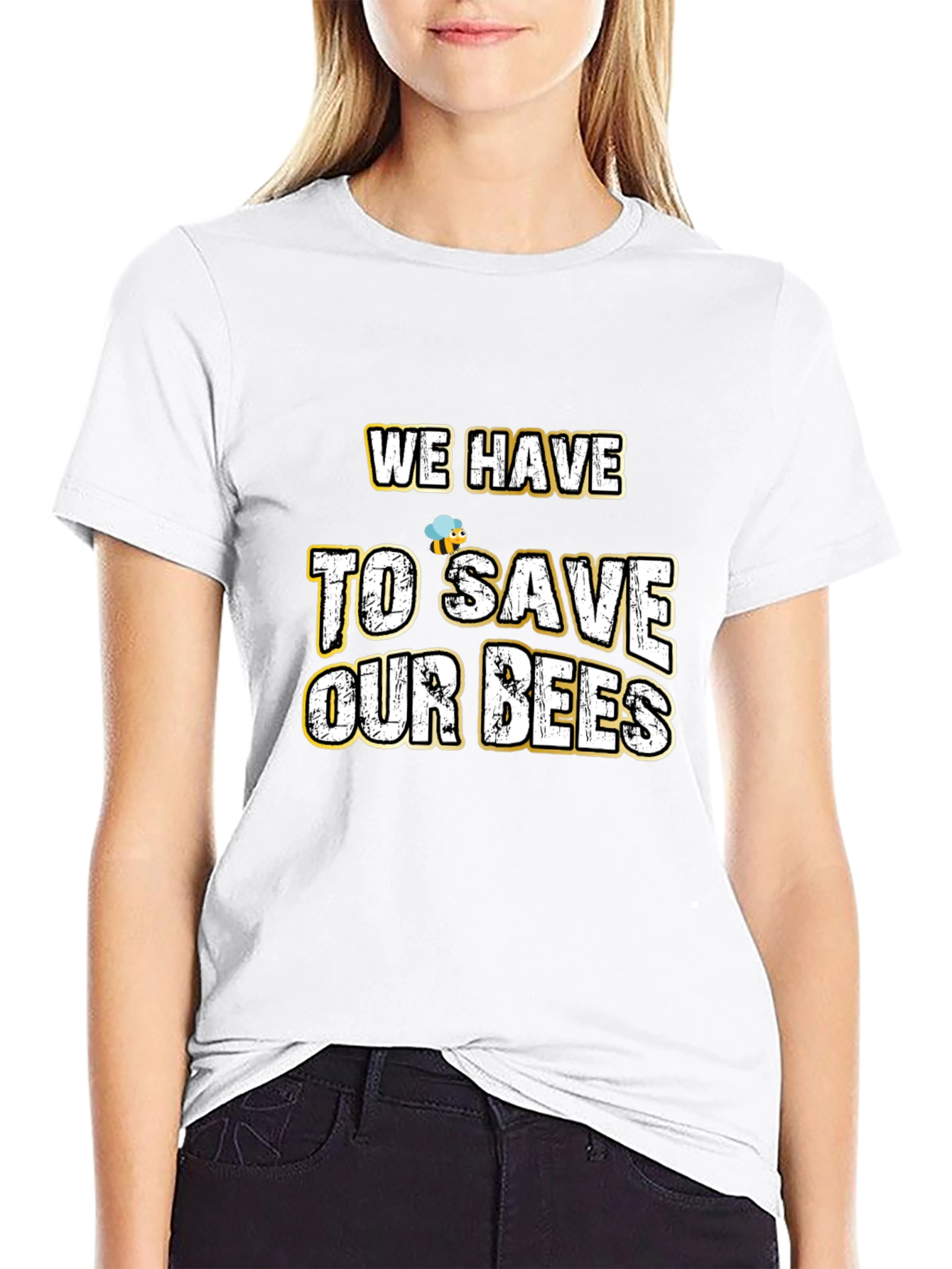 Save Our Bees Graphic Tee - Black