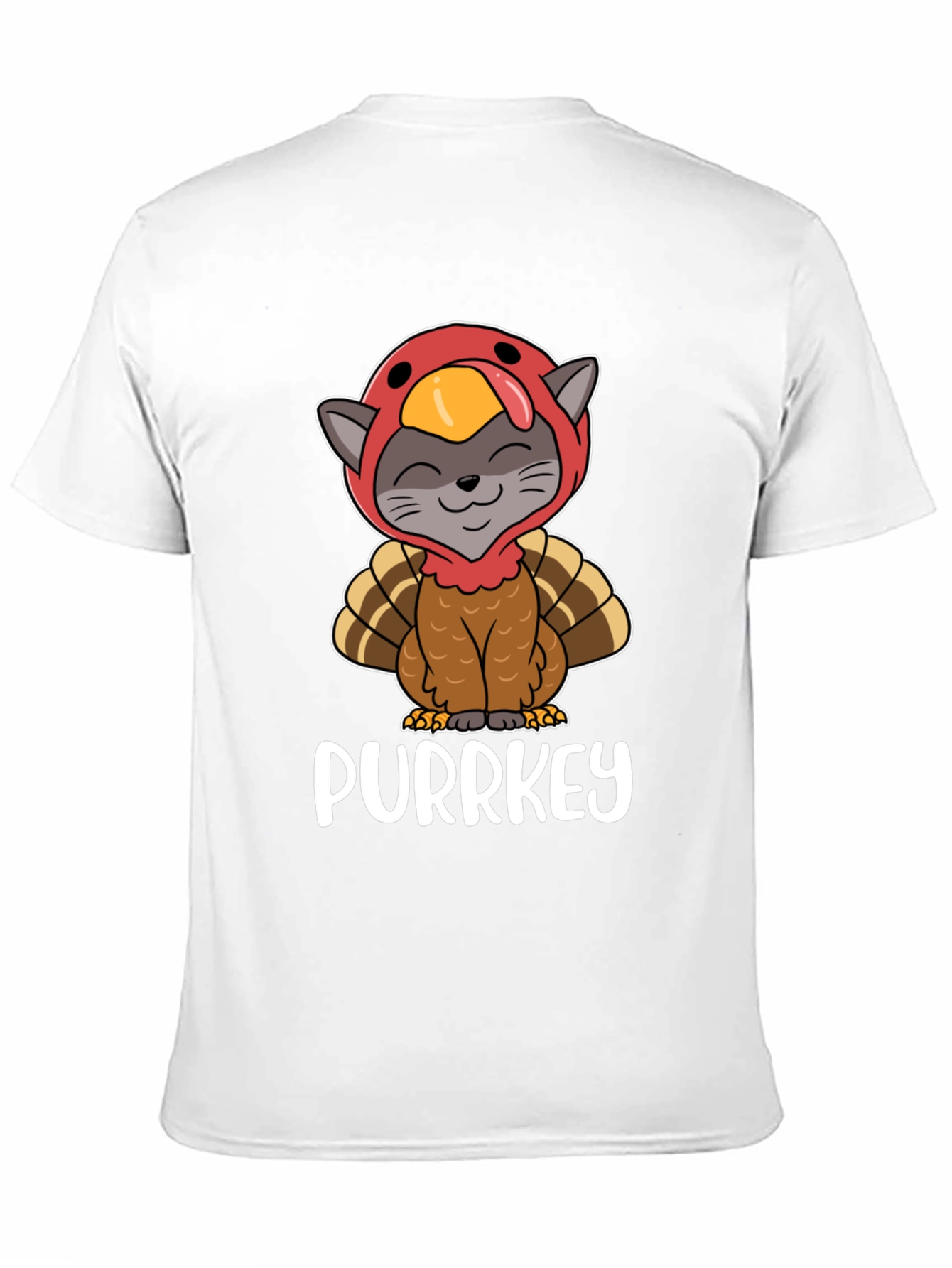 Purrkey Thanksgiving Cat T-Shirt