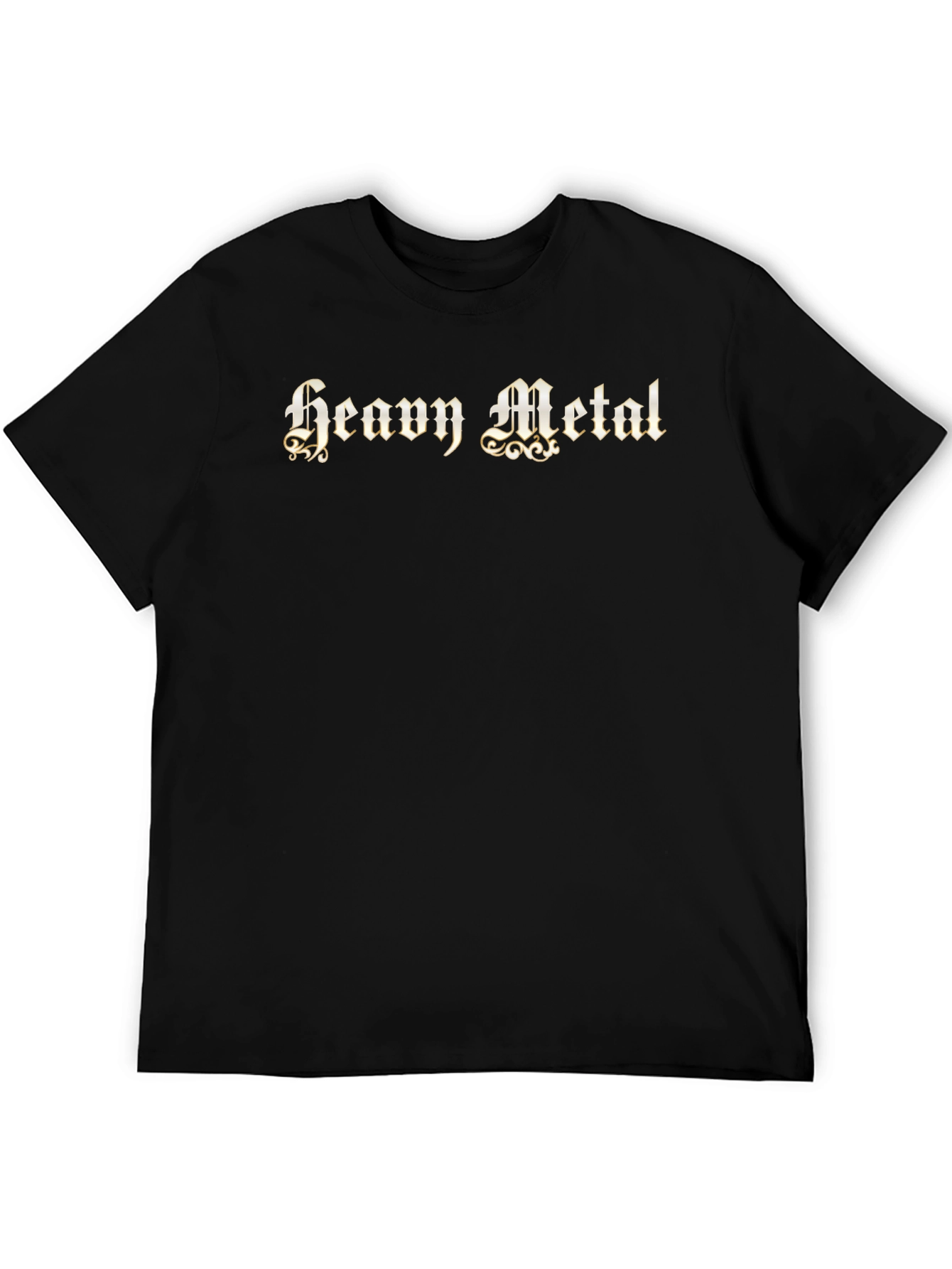 Heavy Metal Black T-Shirt - Gothic Style