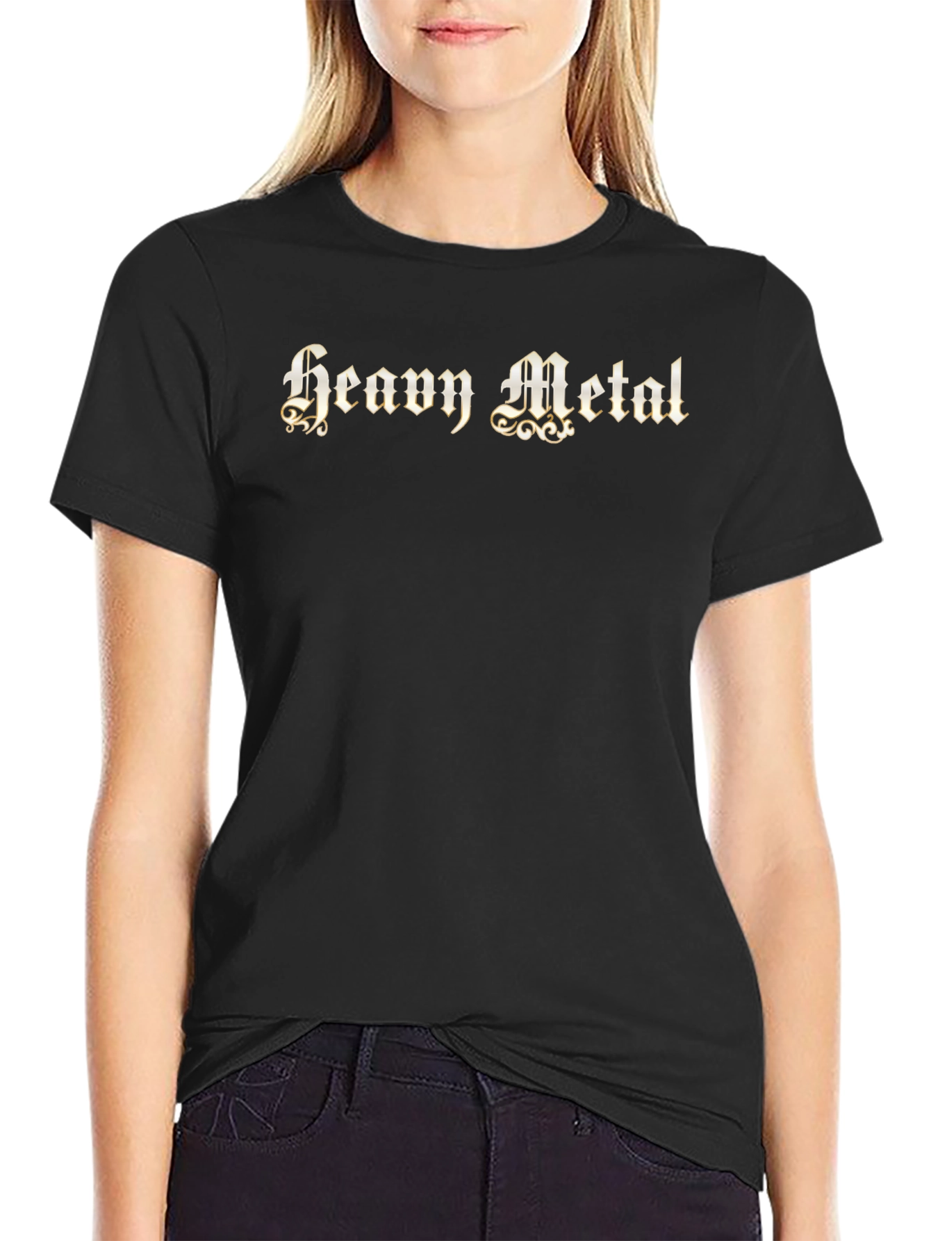 Heavy Metal Black T-Shirt - Gothic Style