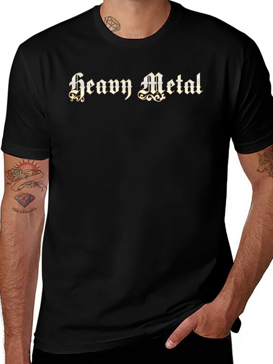 Heavy Metal Black T-Shirt - Gothic Style