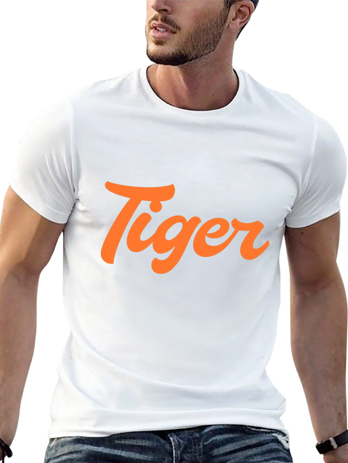 Tiger Graphic Tee - Bold & Stylish Black T-Shirt