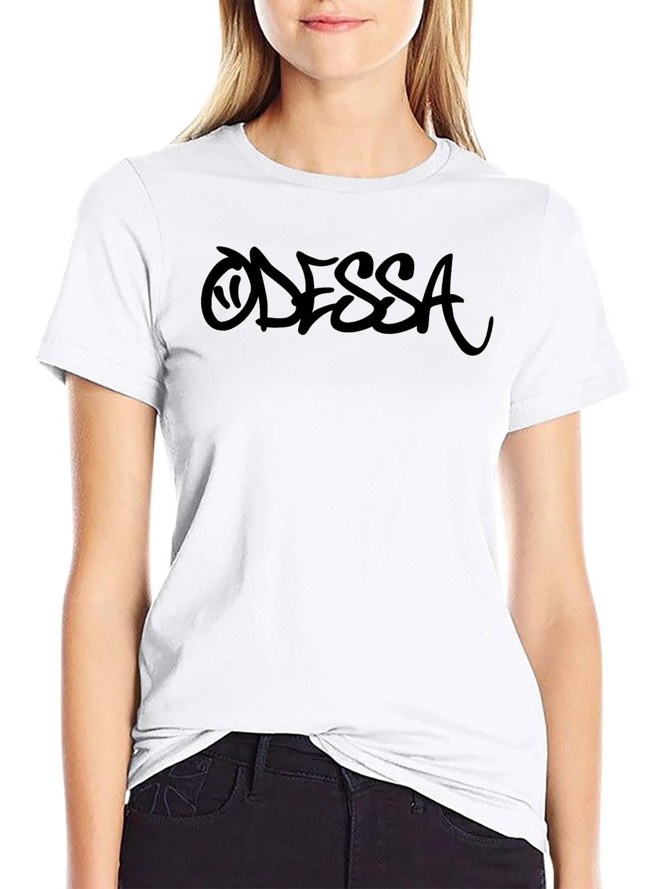 Odessa Graphic Print Crew Neck T-Shirt
