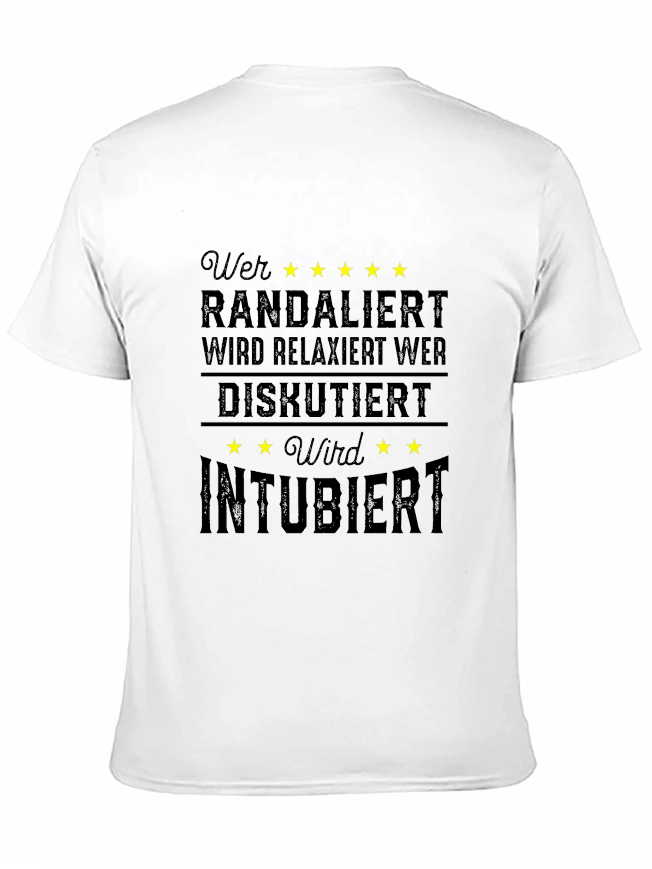 Funny Medical Humor T-Shirt - Relaxiert Intubiert