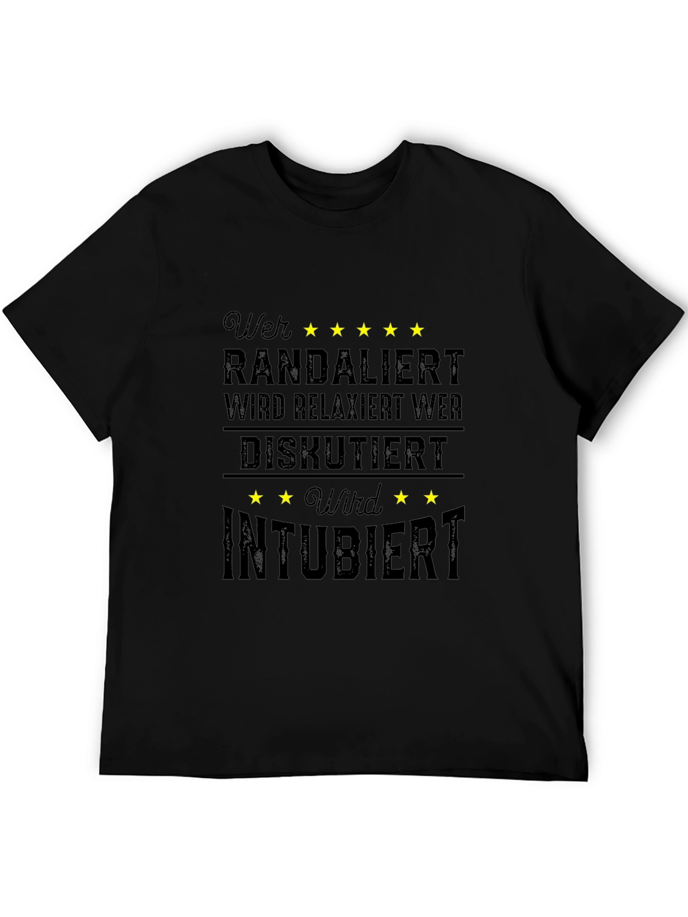 Funny Medical Humor T-Shirt - Relaxiert Intubiert