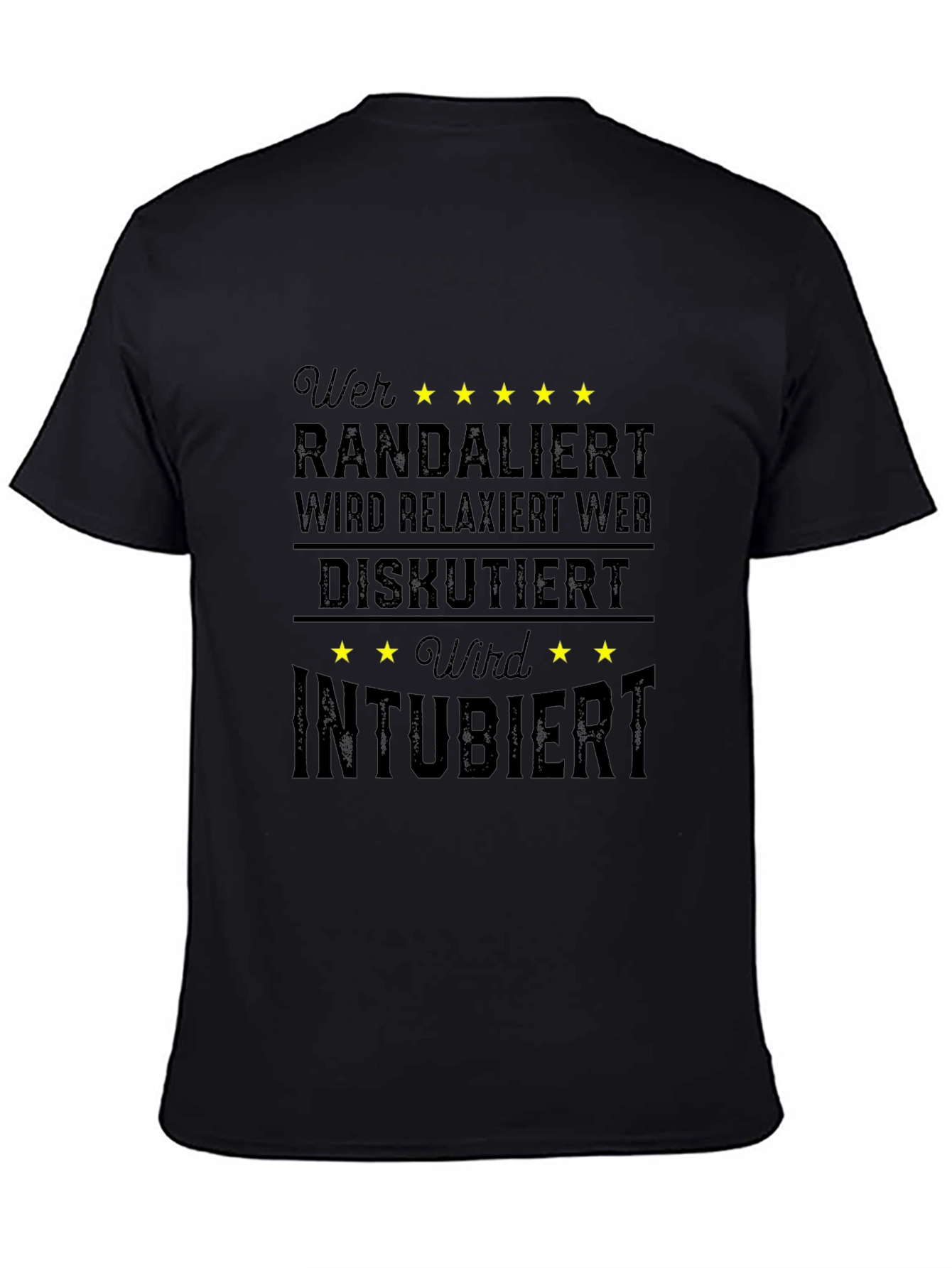 Funny Medical Humor T-Shirt - Relaxiert Intubiert