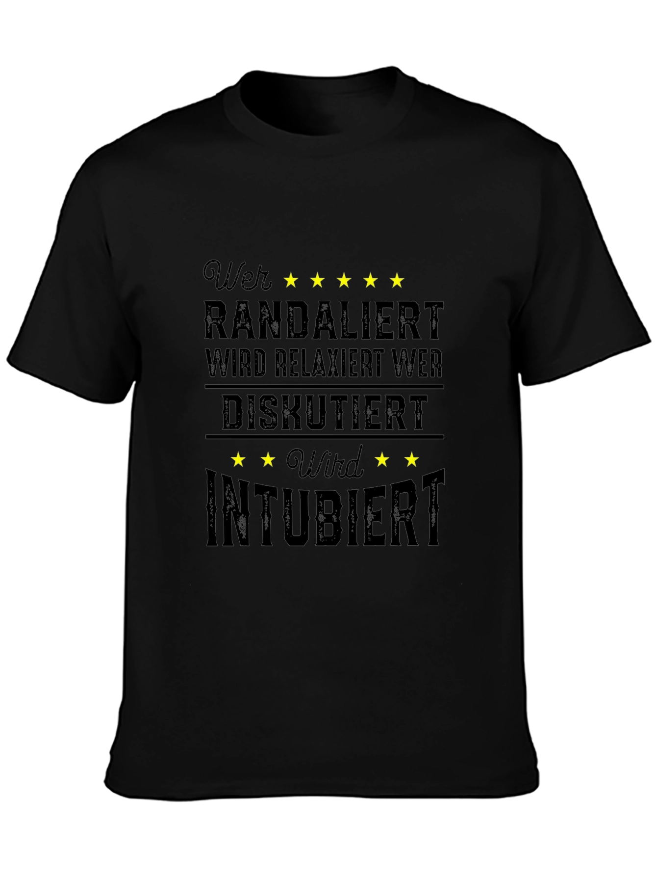 Funny Medical Humor T-Shirt - Relaxiert Intubiert