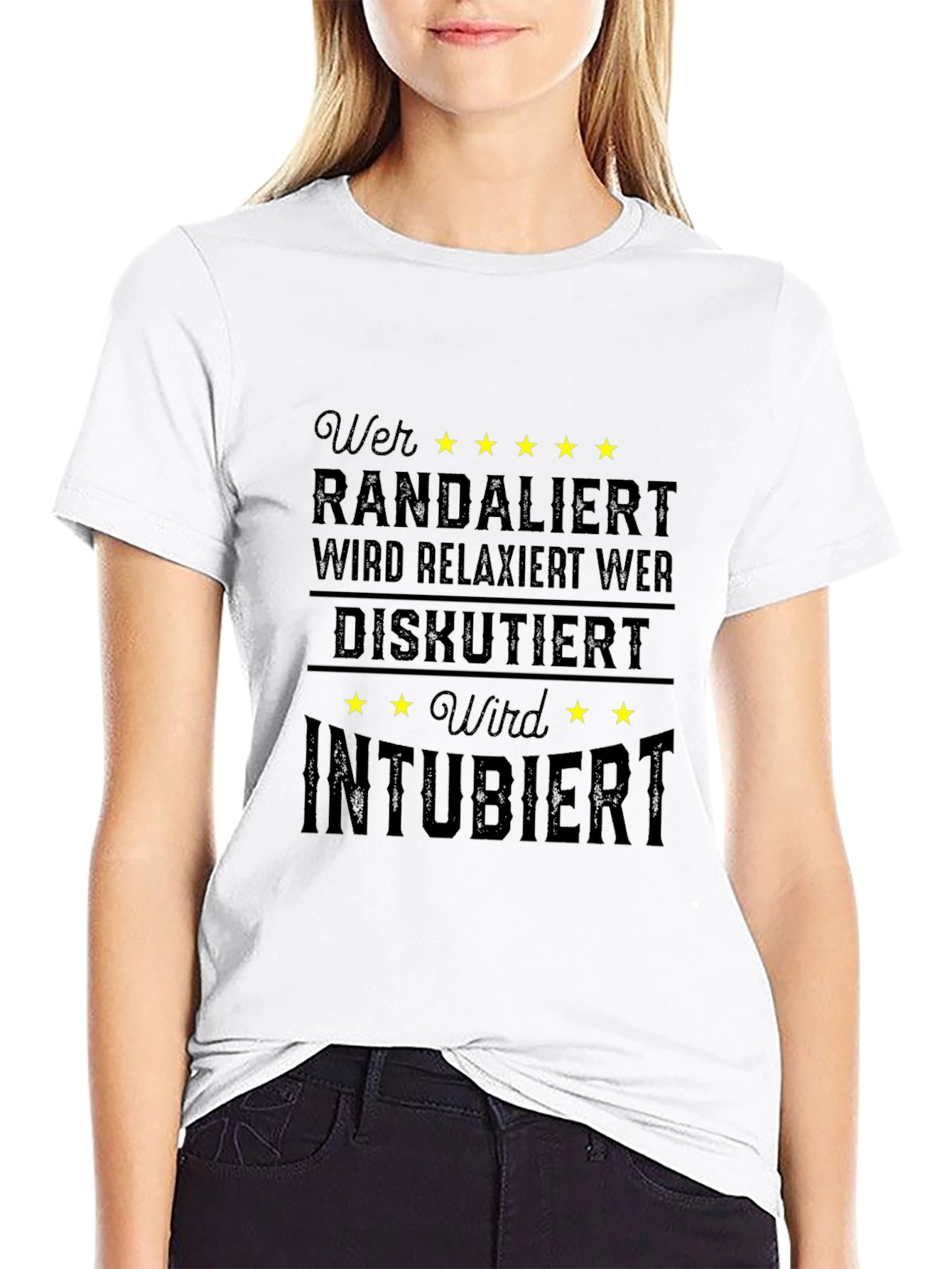 Funny Medical Humor T-Shirt - Relaxiert Intubiert