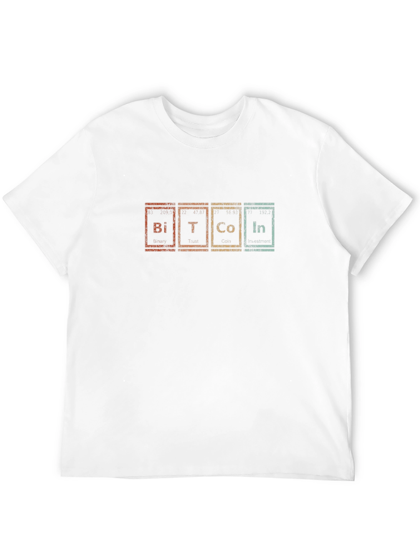 Bitcoin Periodic Table T-Shirt Crypto Investment