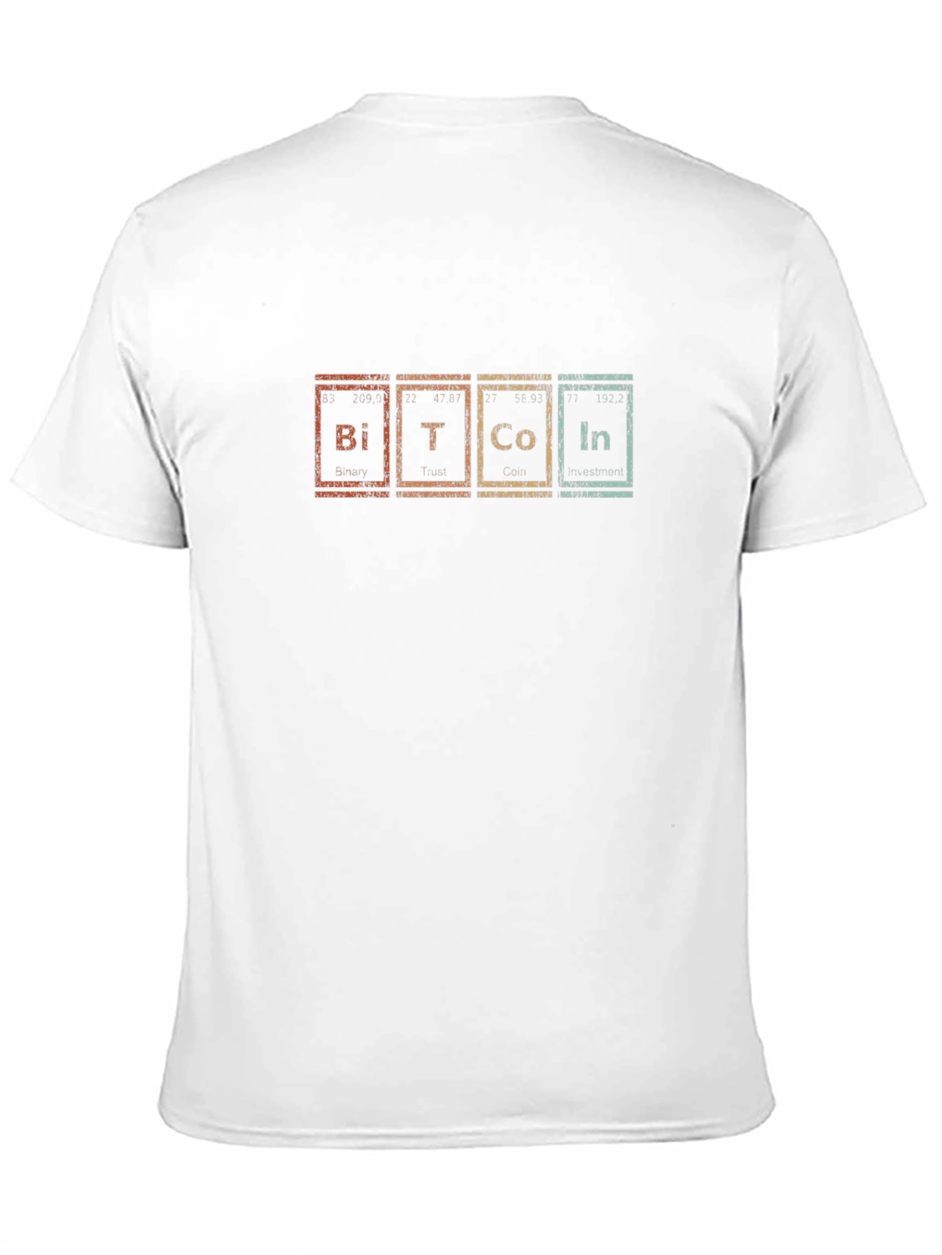 Bitcoin Periodic Table T-Shirt Crypto Investment