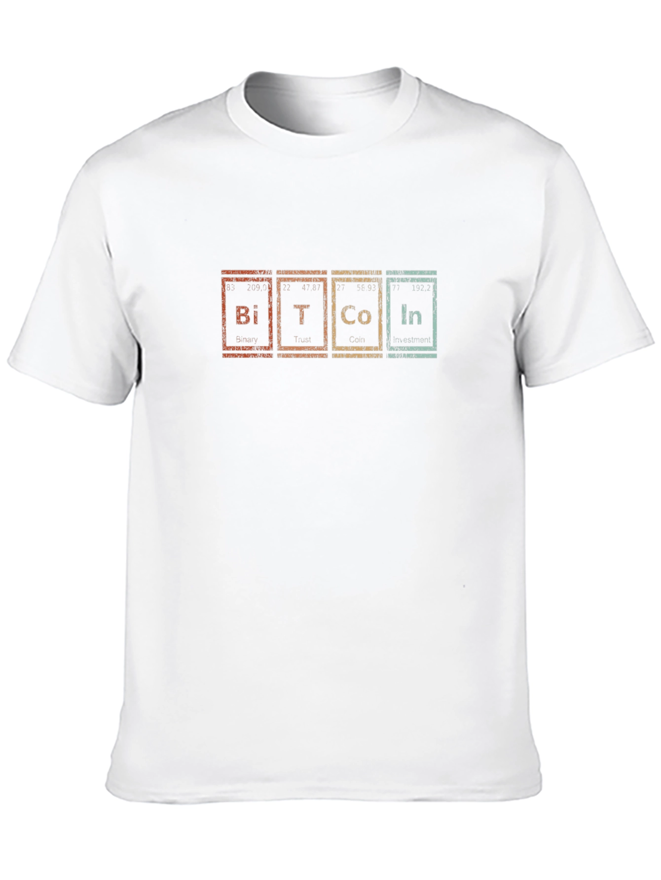 Bitcoin Periodic Table T-Shirt Crypto Investment