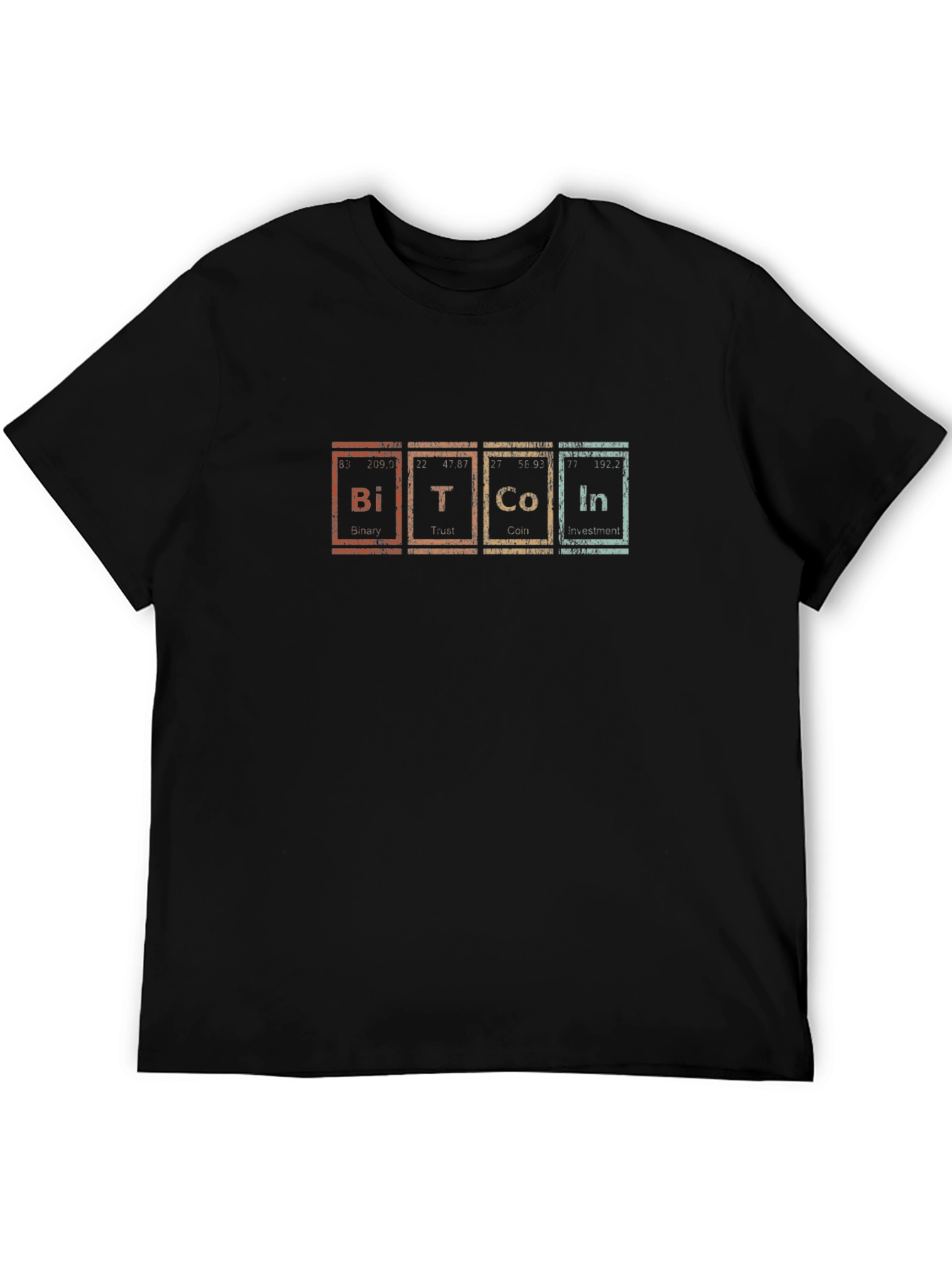 Bitcoin Periodic Table T-Shirt Crypto Investment
