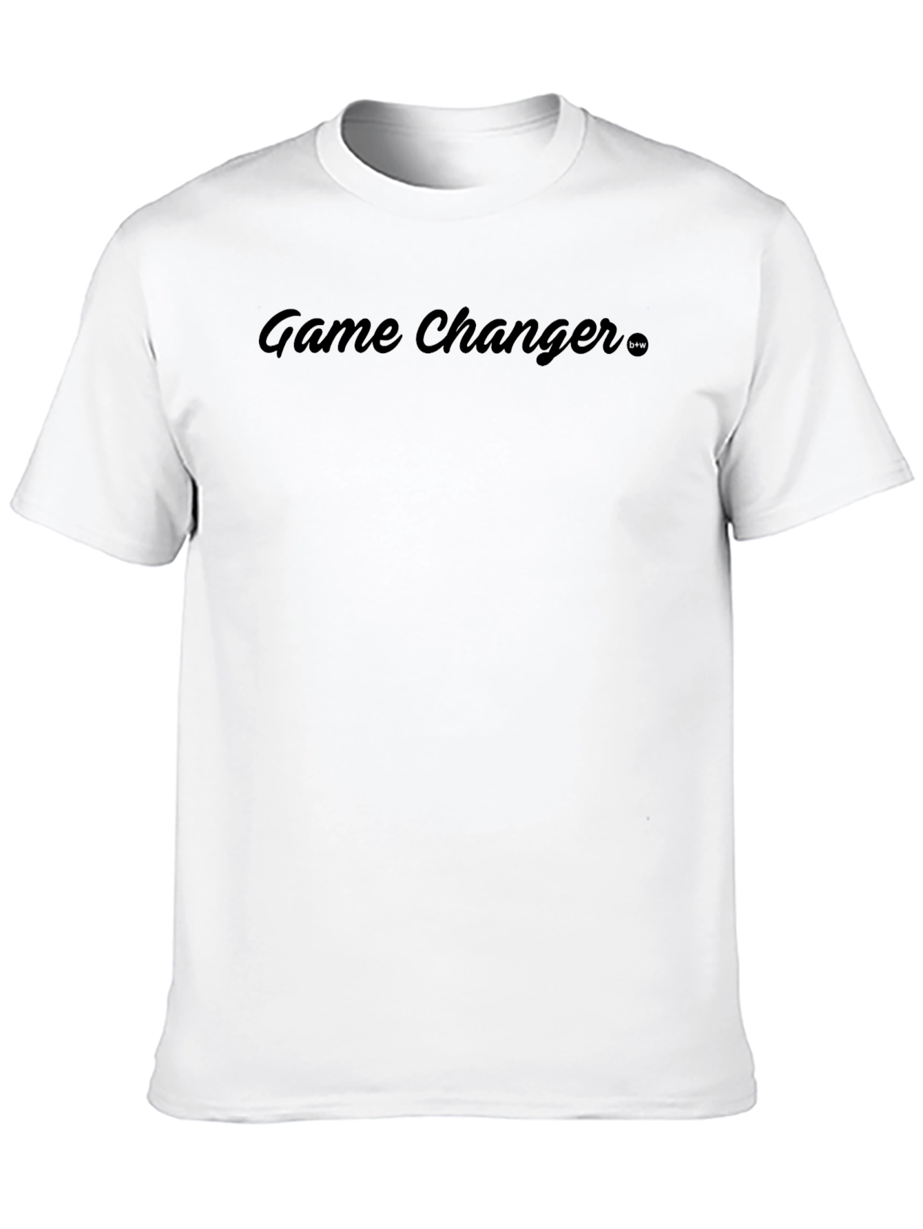 Game Changer Black Crew Neck T-Shirt