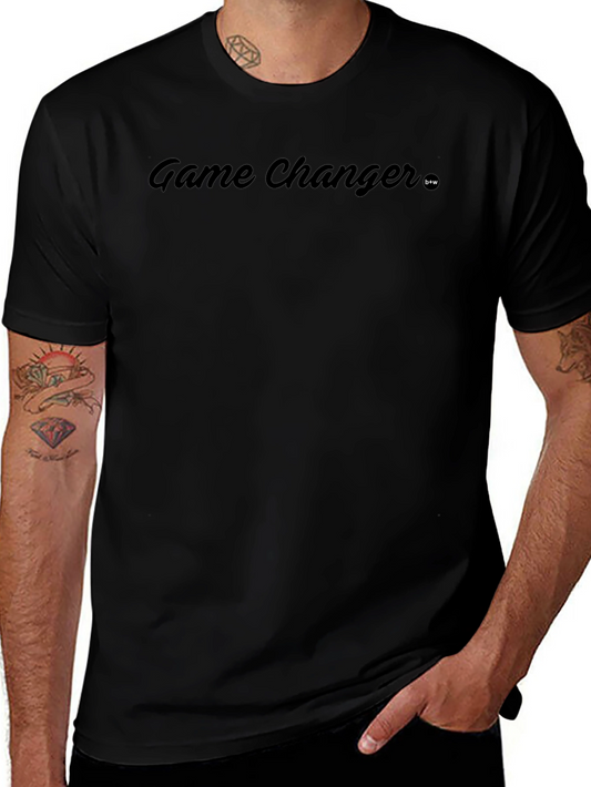 Game Changer Black Crew Neck T-Shirt