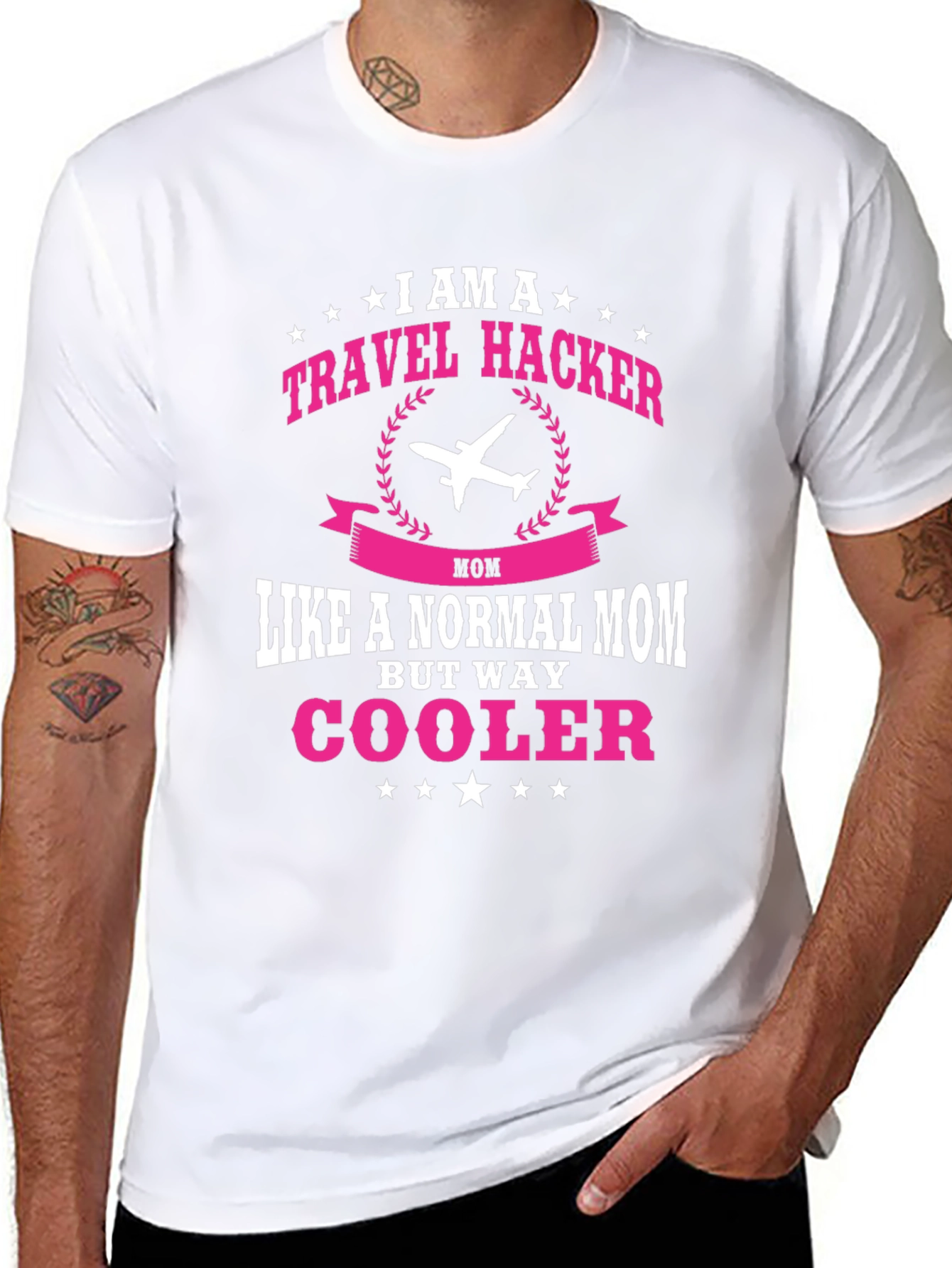 Travel Hacker Mom Graphic Tee