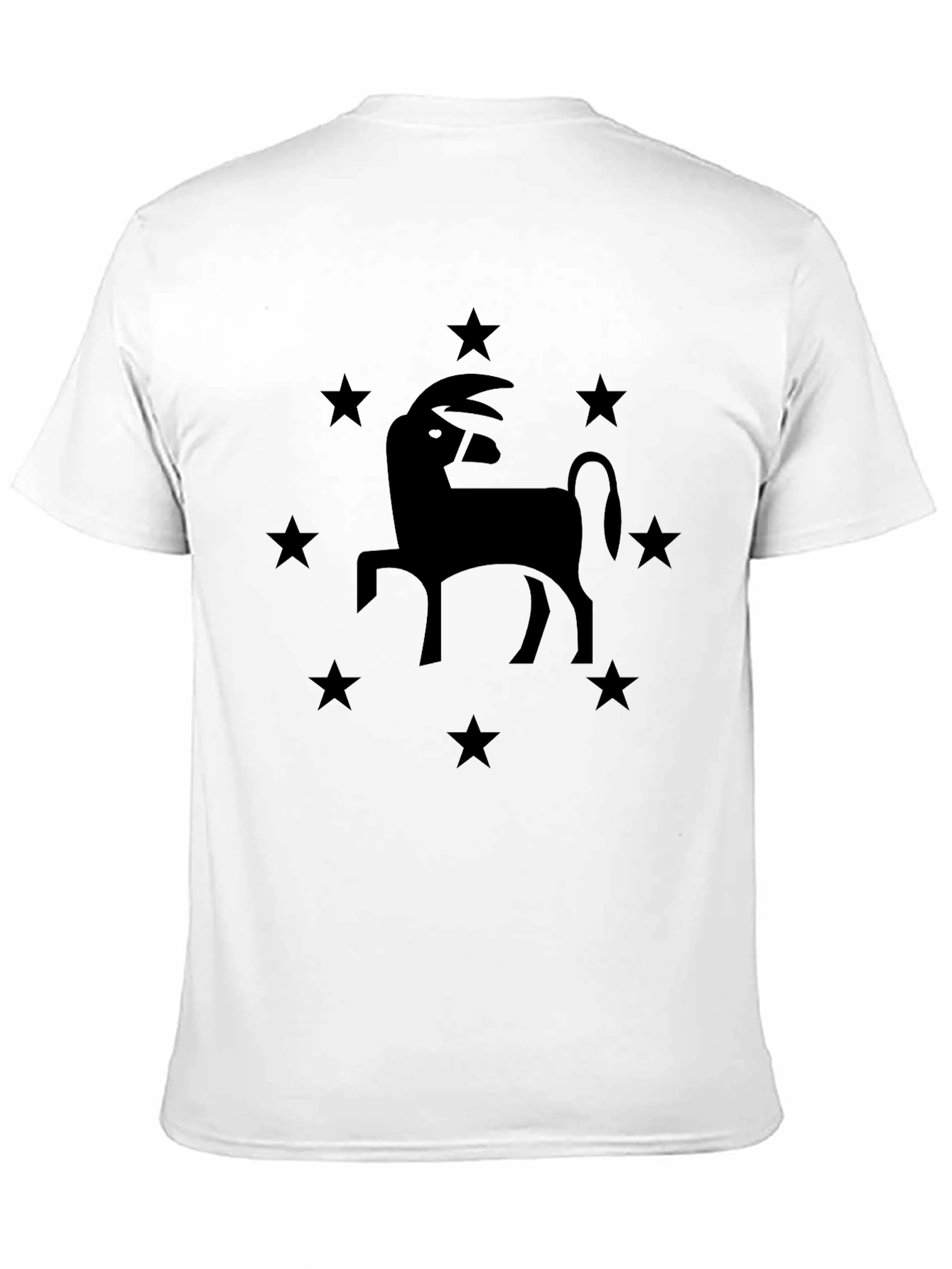 Starry Goat Tee - Black Graphic T-Shirt