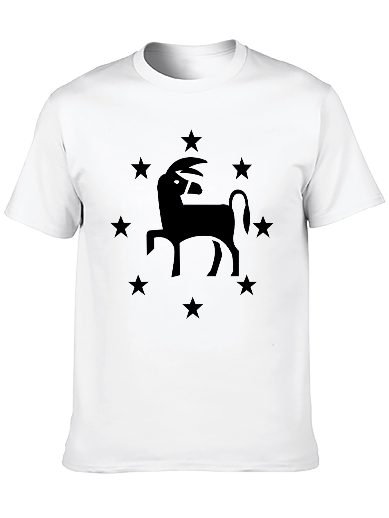 Starry Goat Tee - Black Graphic T-Shirt