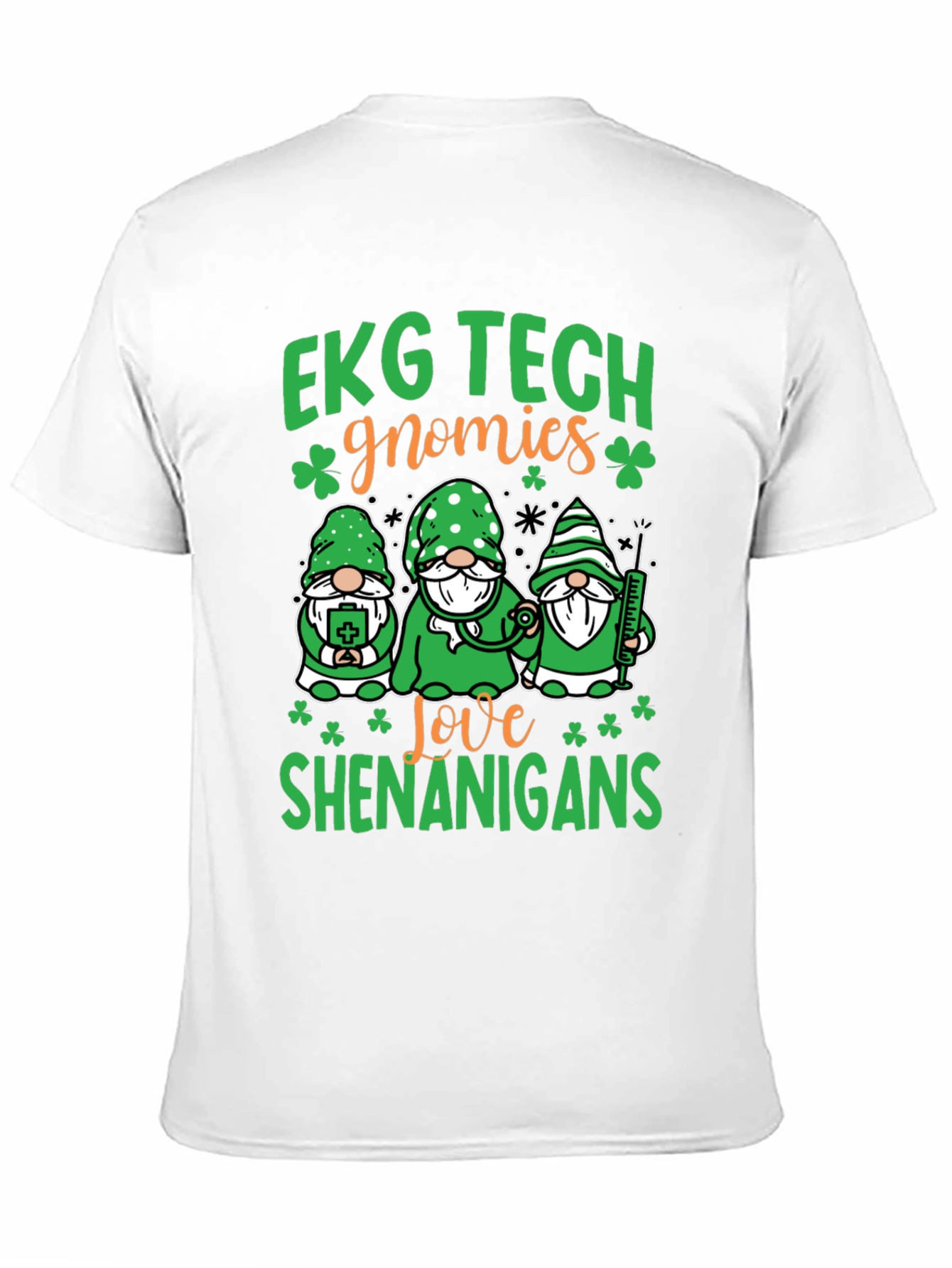 EKG Tech Gnomies St. Patricks Day T-Shirt