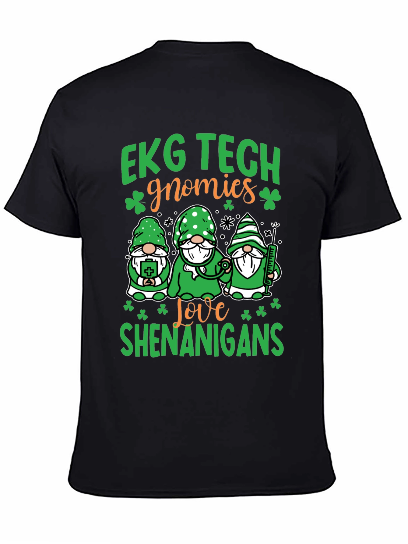 EKG Tech Gnomies St. Patricks Day T-Shirt