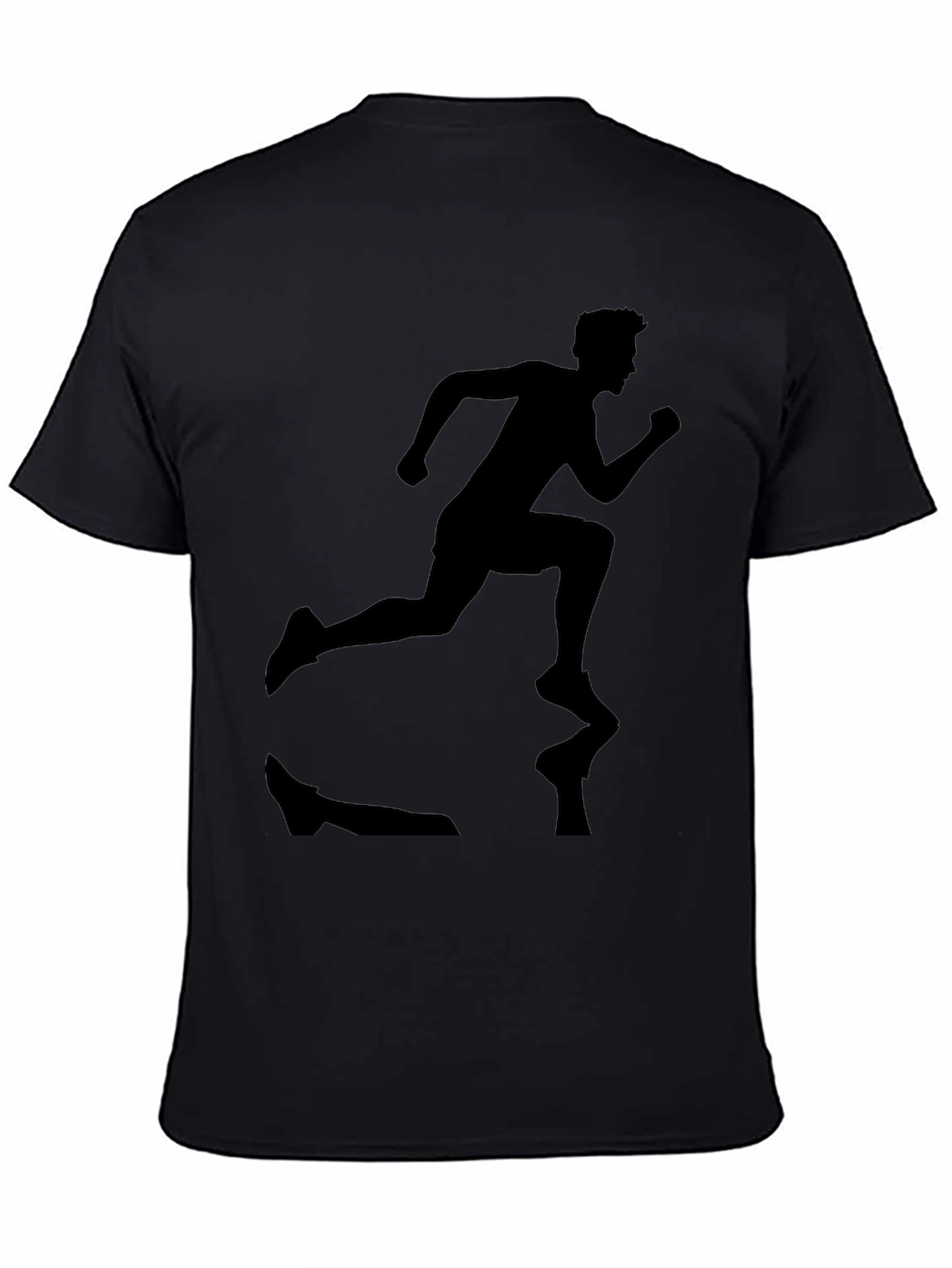 Runner Silhouette Black T-Shirt